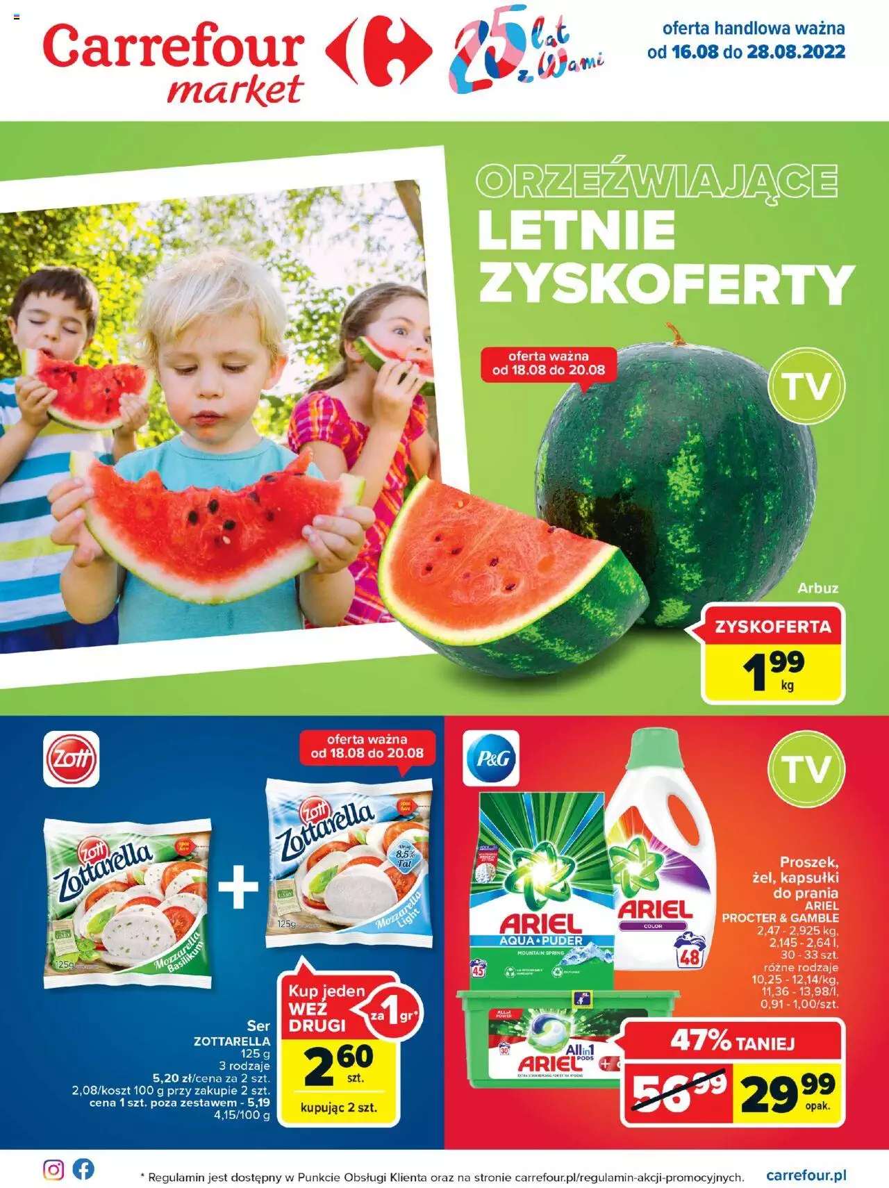 Carrefour Market gazetka ważna od 16.08.2022 do 28.08.2022 strona 1