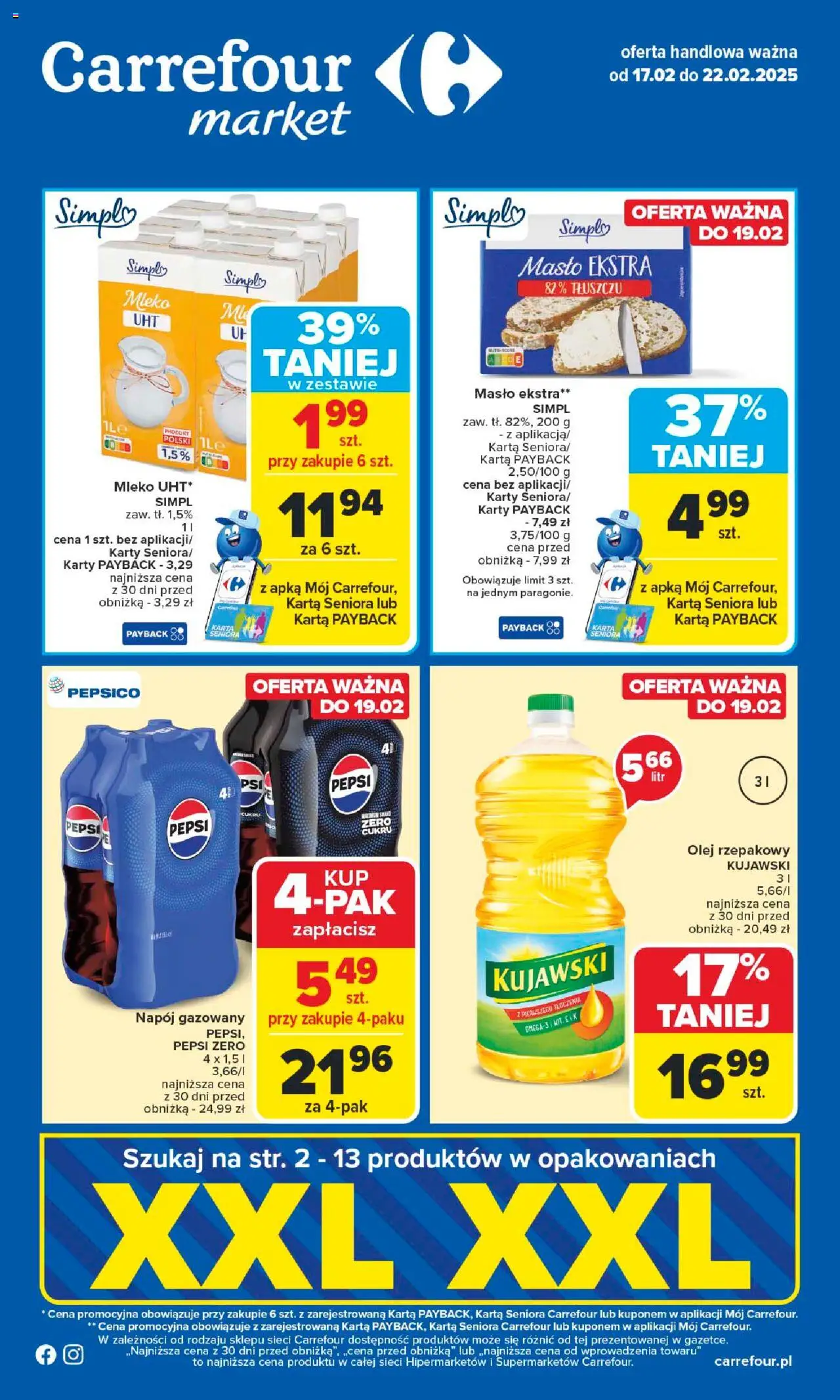 Carrefour Market  Gazetka ważna od 17.02.2025 do 22.02.2025 strona 1