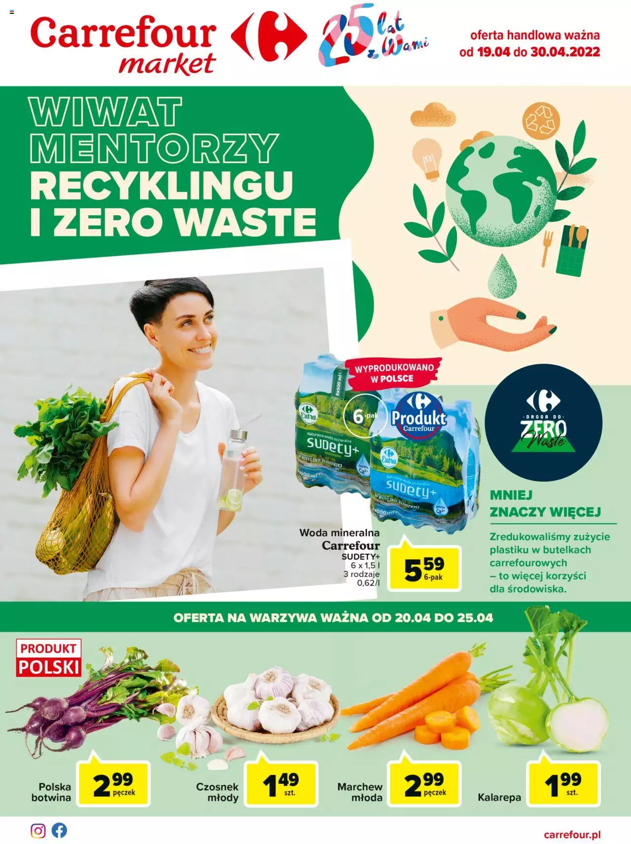 Carrefour Market gazetka ważna  od  19.04.2022 do 30.04.2022 strona 1