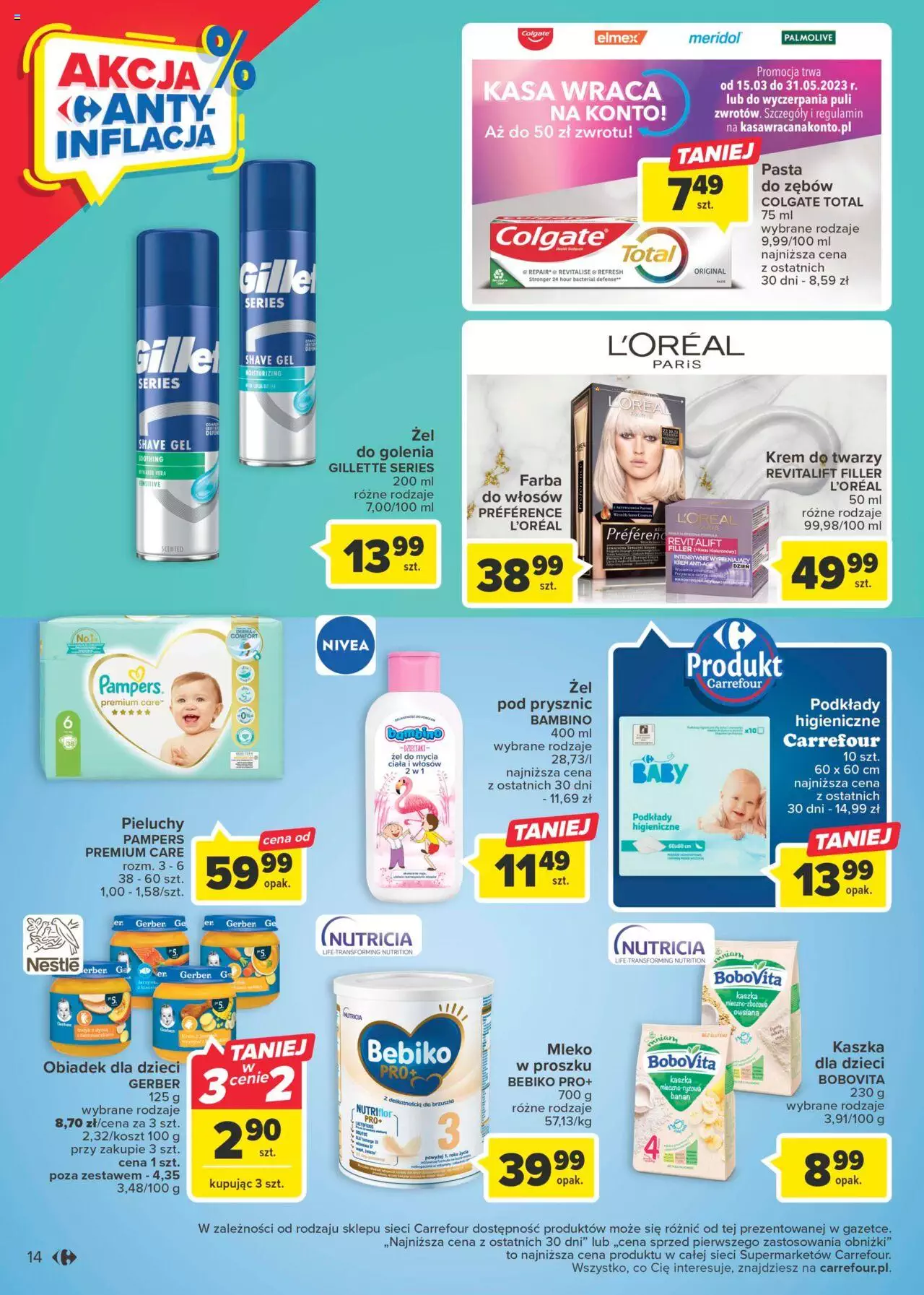Carrefour Market Gazetka ważna od  25.04.2023 do 06.05.2023 strona 14