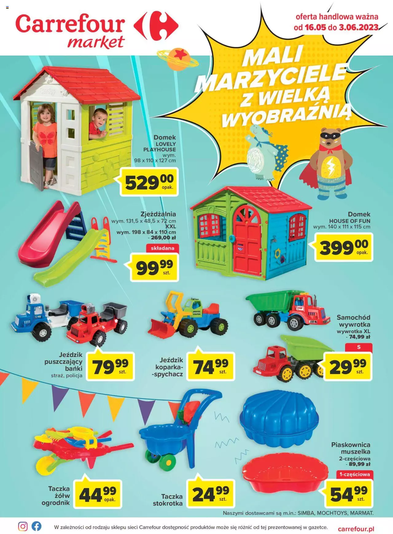 Carrefour Market Mali marzyciele Gazetka ważna od 16.05.2023 do 03.06.2023 strona 1