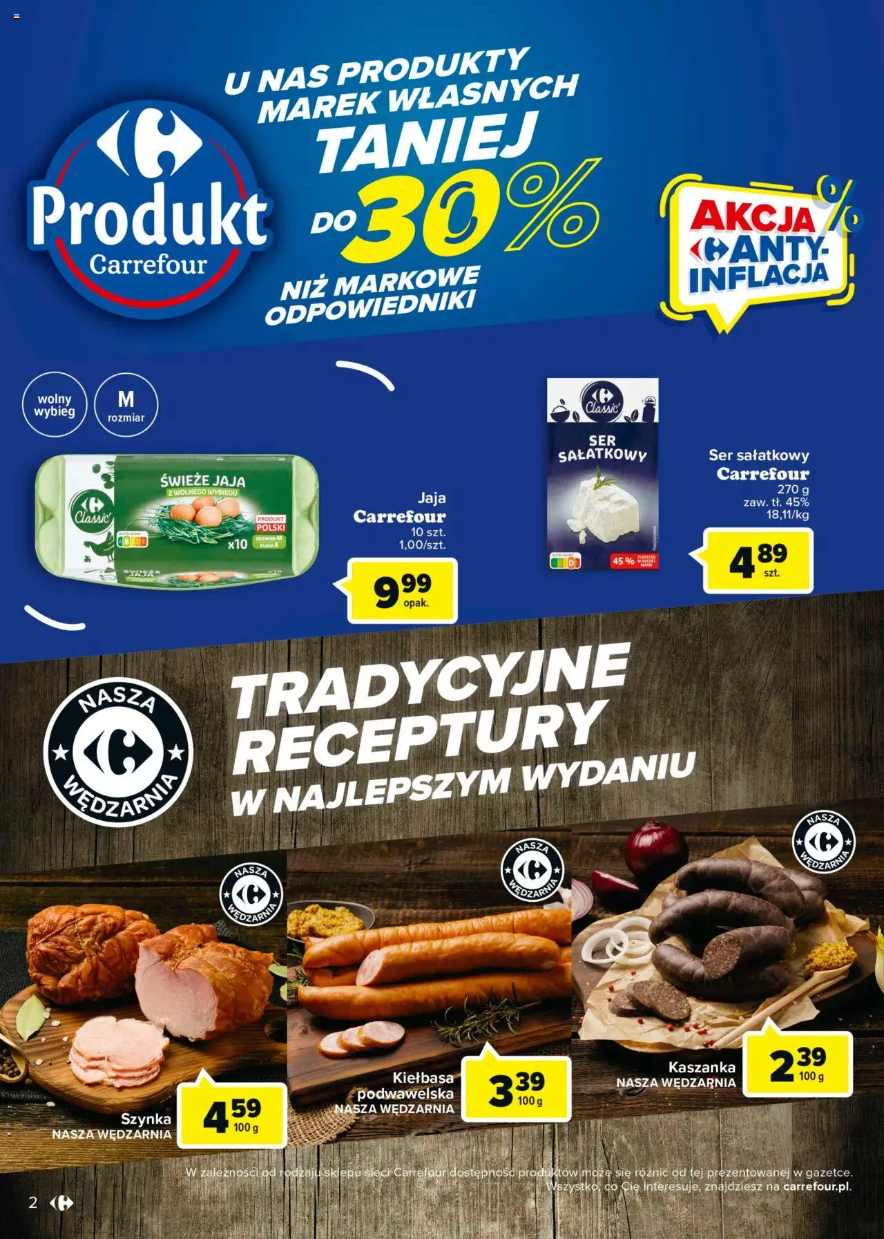 Carrefour Market  Marki własne Gazetka ważna od 06.06.2023 do 17.06.2023 strona 2