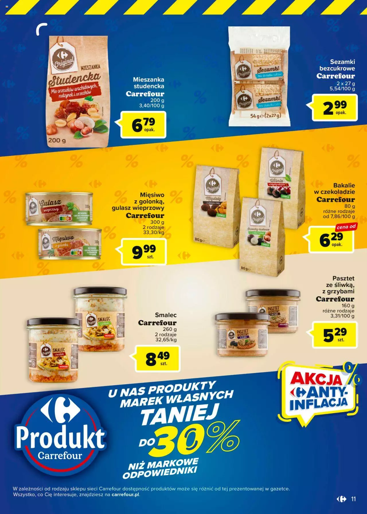 Carrefour Market  Marki własne Gazetka ważna od 06.06.2023 do 17.06.2023 strona 11