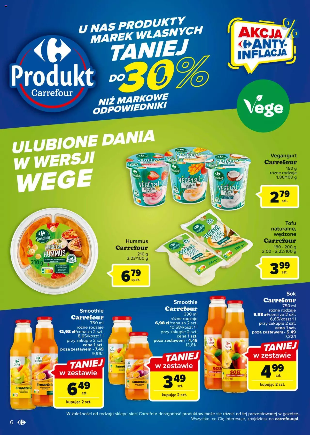 Carrefour Market  Marki własne Gazetka ważna od 06.06.2023 do 17.06.2023 strona 6