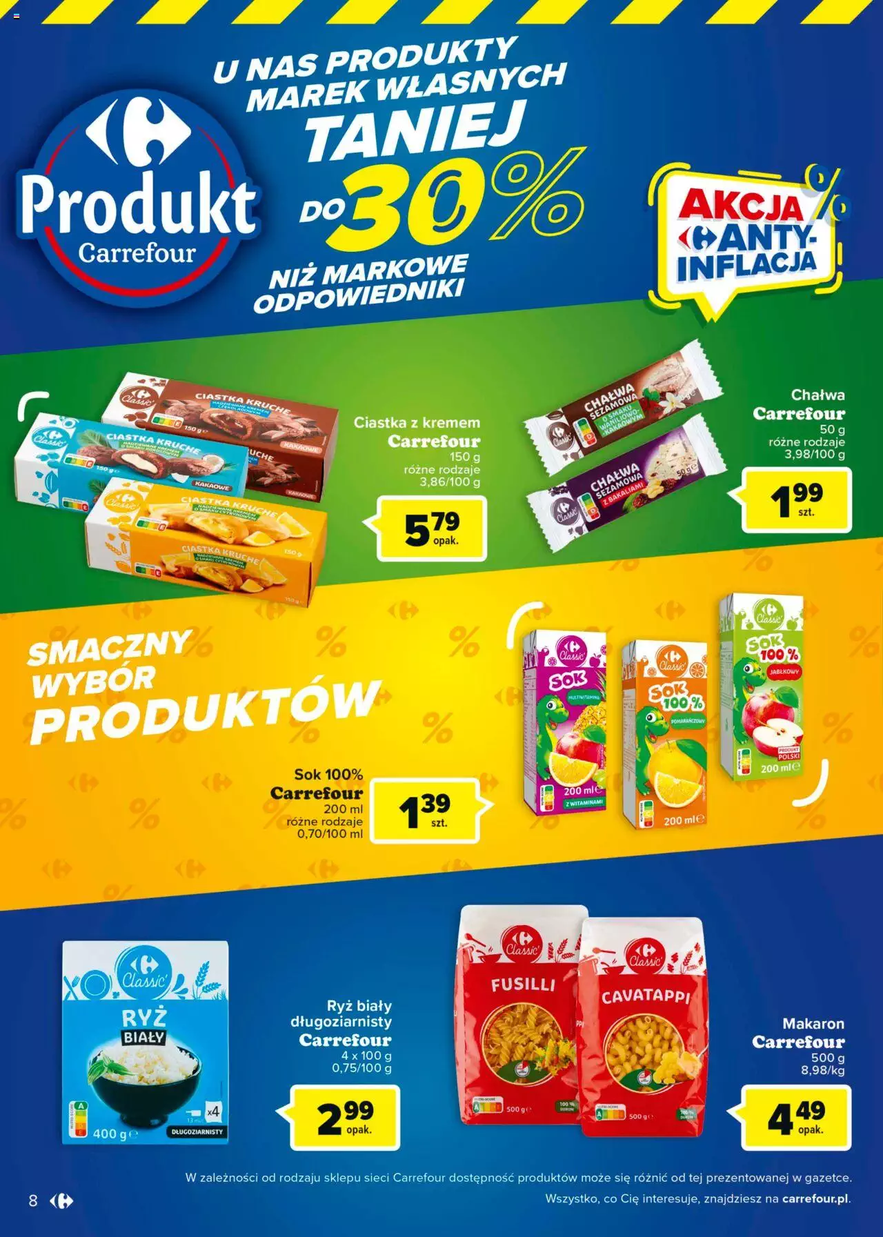 Carrefour Market  Marki własne Gazetka ważna od 06.06.2023 do 17.06.2023 strona 8