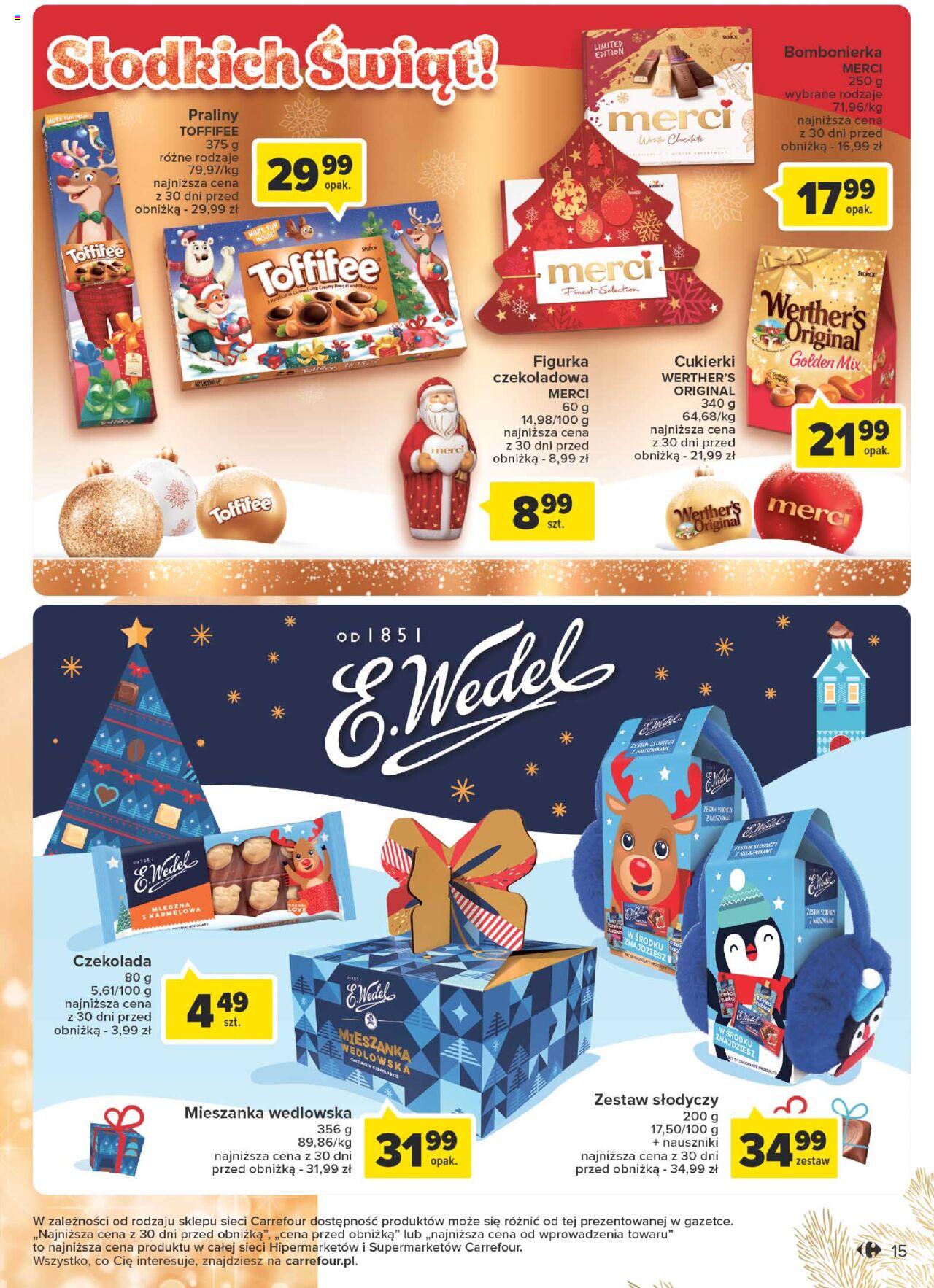 Carrefour Market  Prezenty część 2 gazetka ważna  od 28.11.2023 do 24.12.2023 strona 15