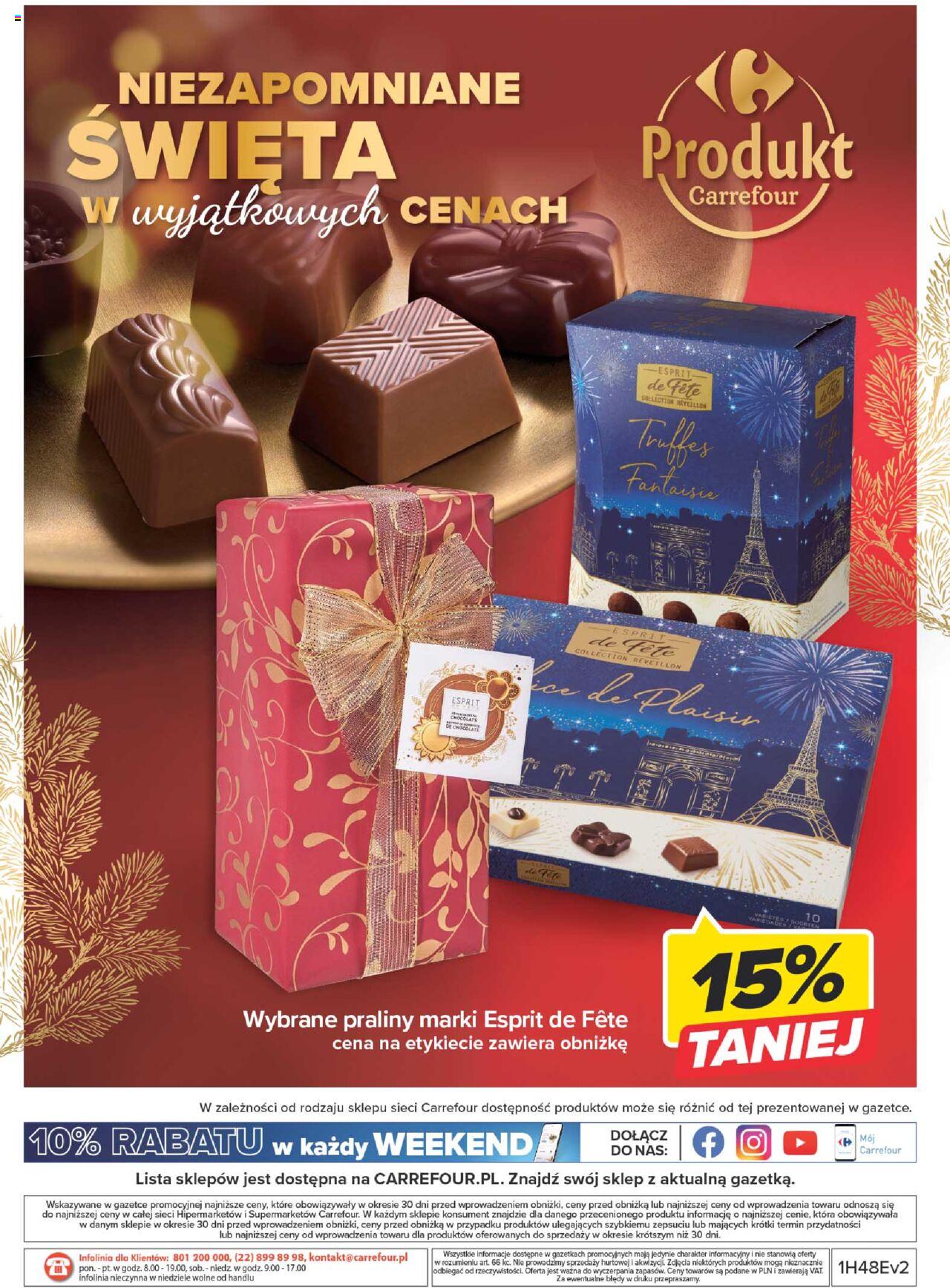 Carrefour Market  Prezenty część 2 gazetka ważna  od 28.11.2023 do 24.12.2023 strona 20