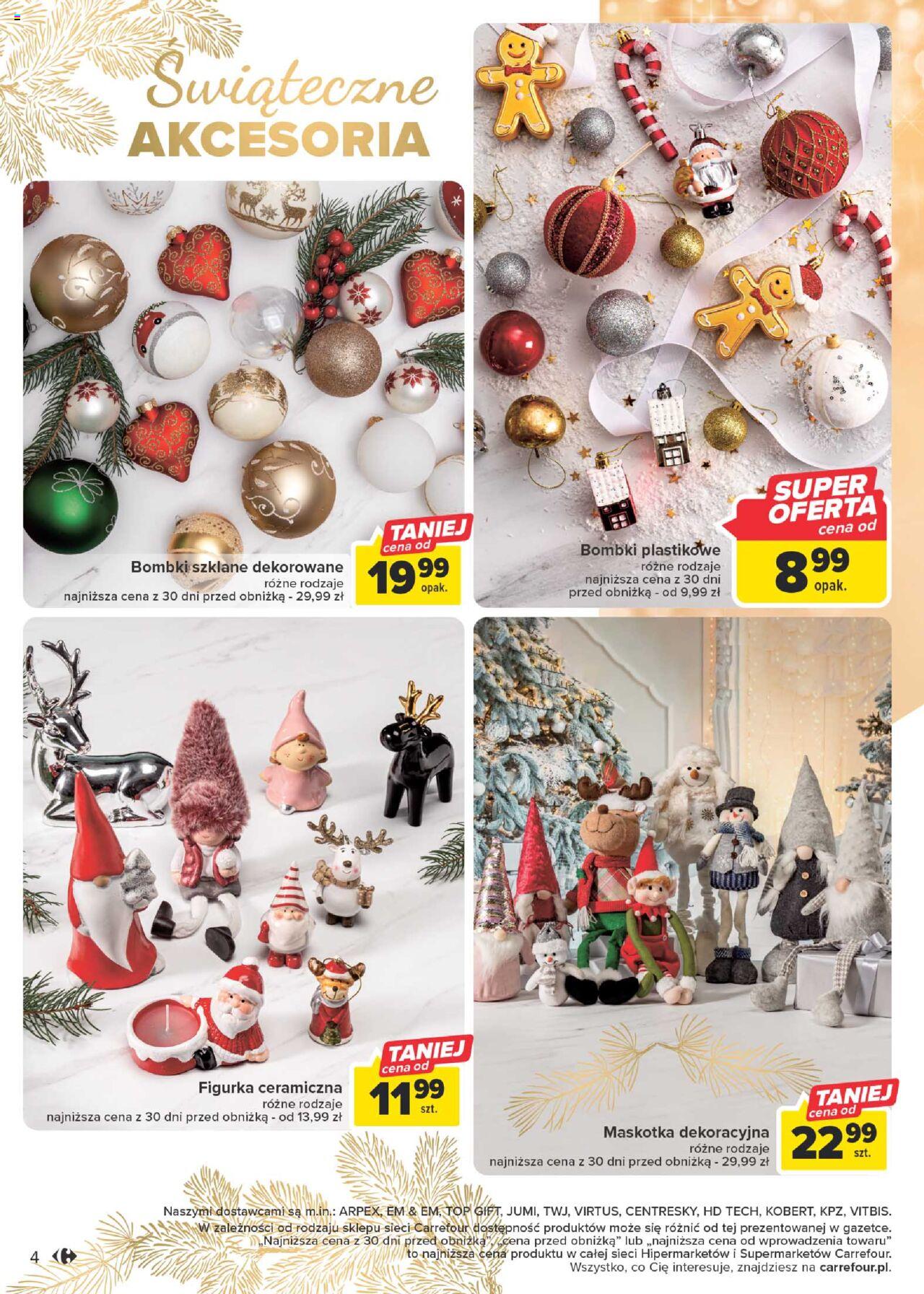 Carrefour Market  Prezenty część 2 gazetka ważna  od 28.11.2023 do 24.12.2023 strona 4