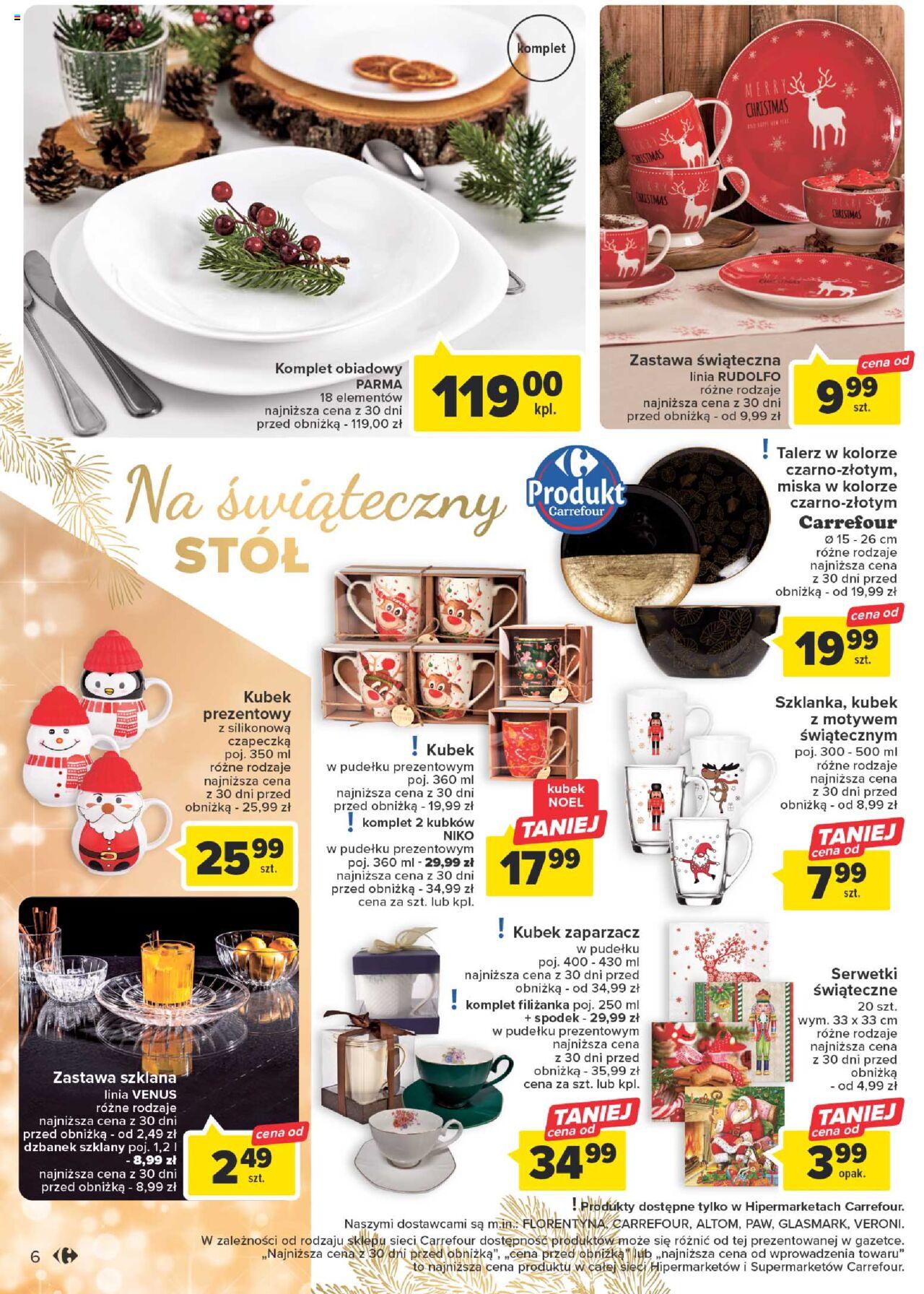 Carrefour Market  Prezenty część 2 gazetka ważna  od 28.11.2023 do 24.12.2023 strona 6