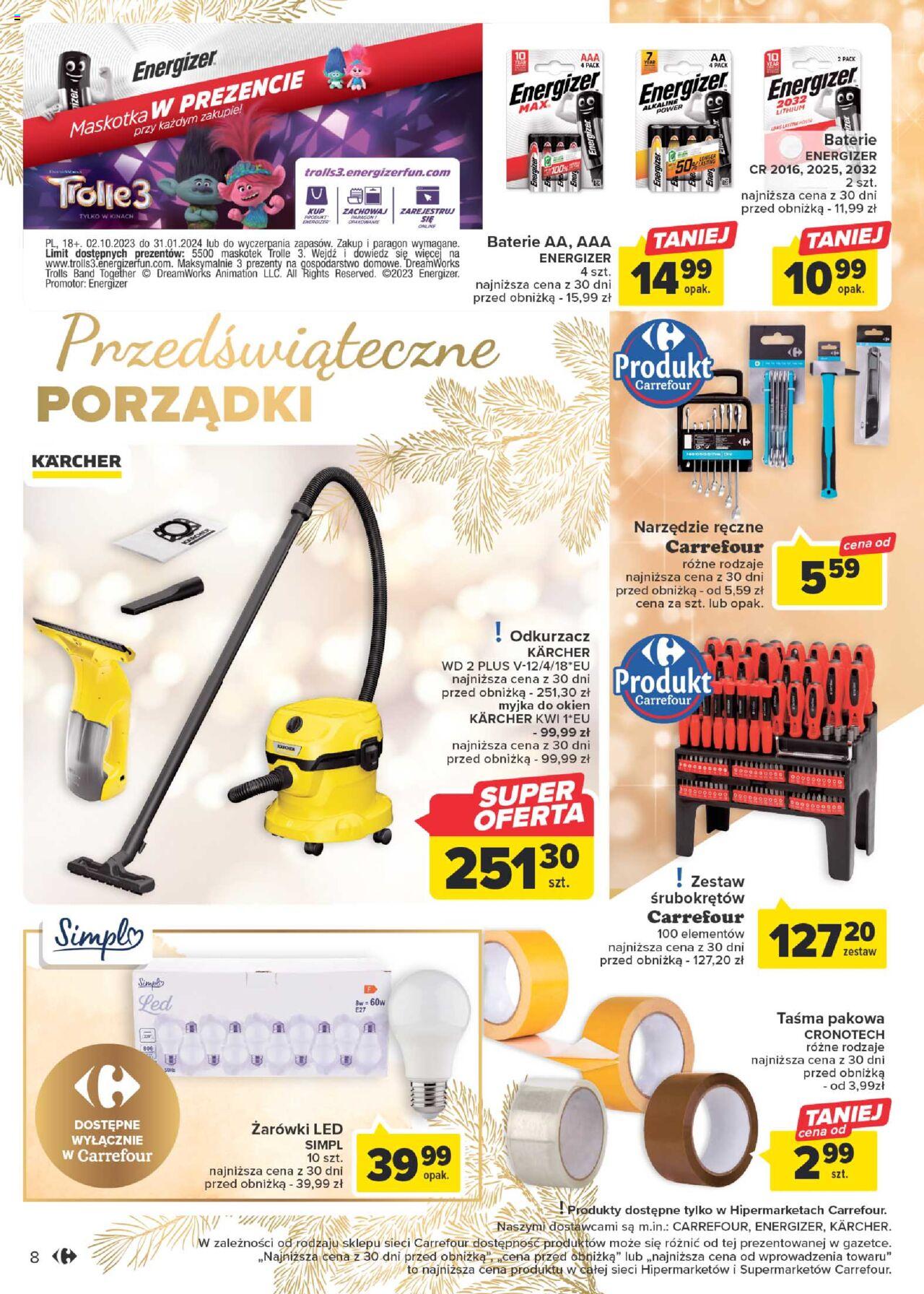 Carrefour Market  Prezenty część 2 gazetka ważna  od 28.11.2023 do 24.12.2023 strona 8