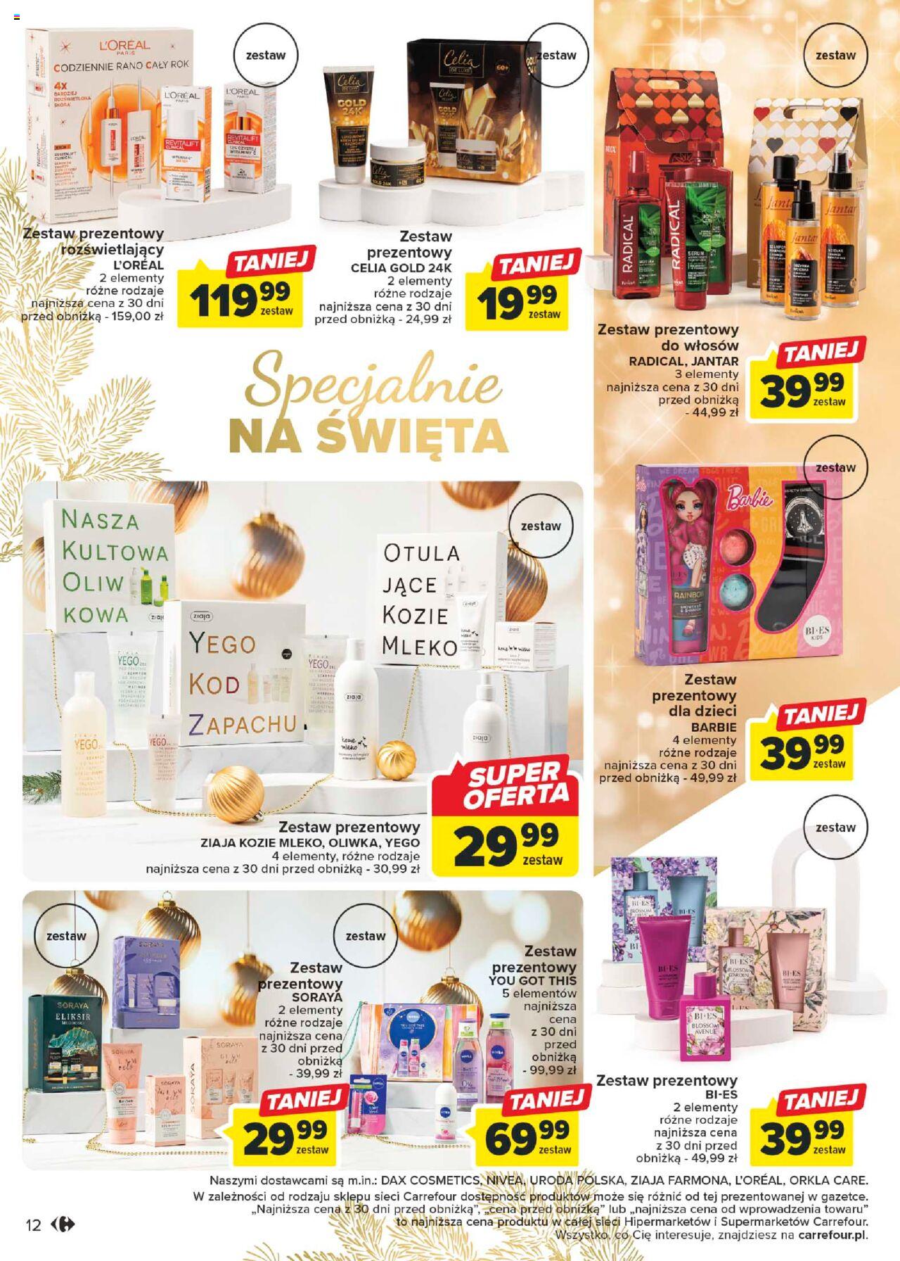 Carrefour Market prezenty gazetka ważna  od 07.11.2023 do 25.11.2023 strona 12