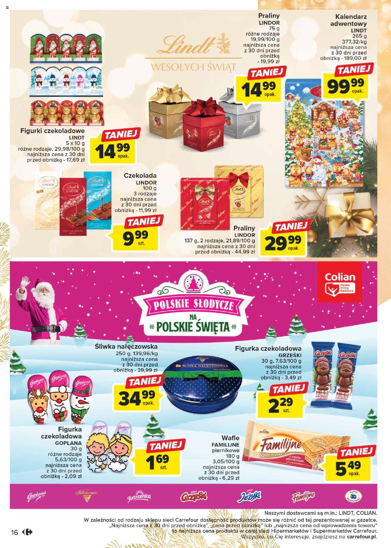 Carrefour Market prezenty gazetka ważna  od 07.11.2023 do 25.11.2023 strona 16