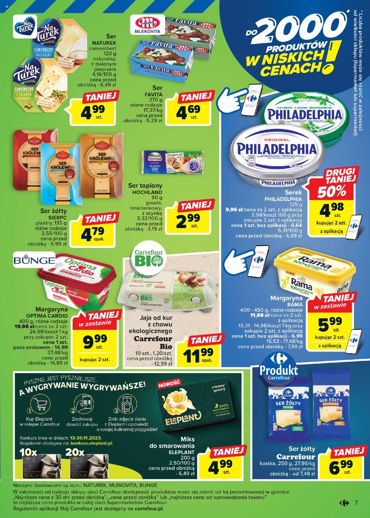 Carrefour Market Targ świeżości  Gazetka ważna od 13.11.2023 do soboty 18.11.2023 strona 7