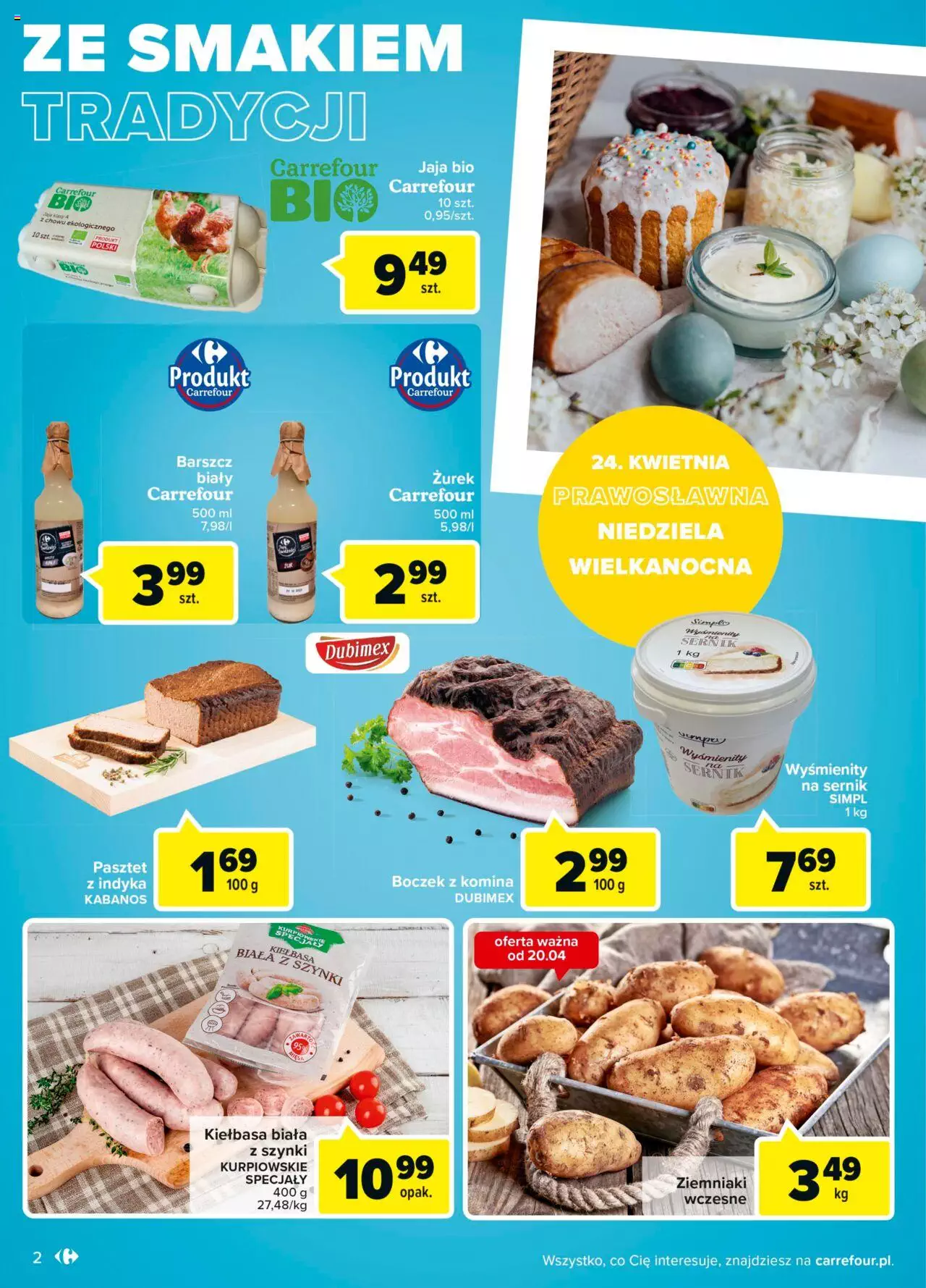 Carrefour Market targ świeżości gazetka ważna  od  19.04.2022 do 25.04.2022 strona 2