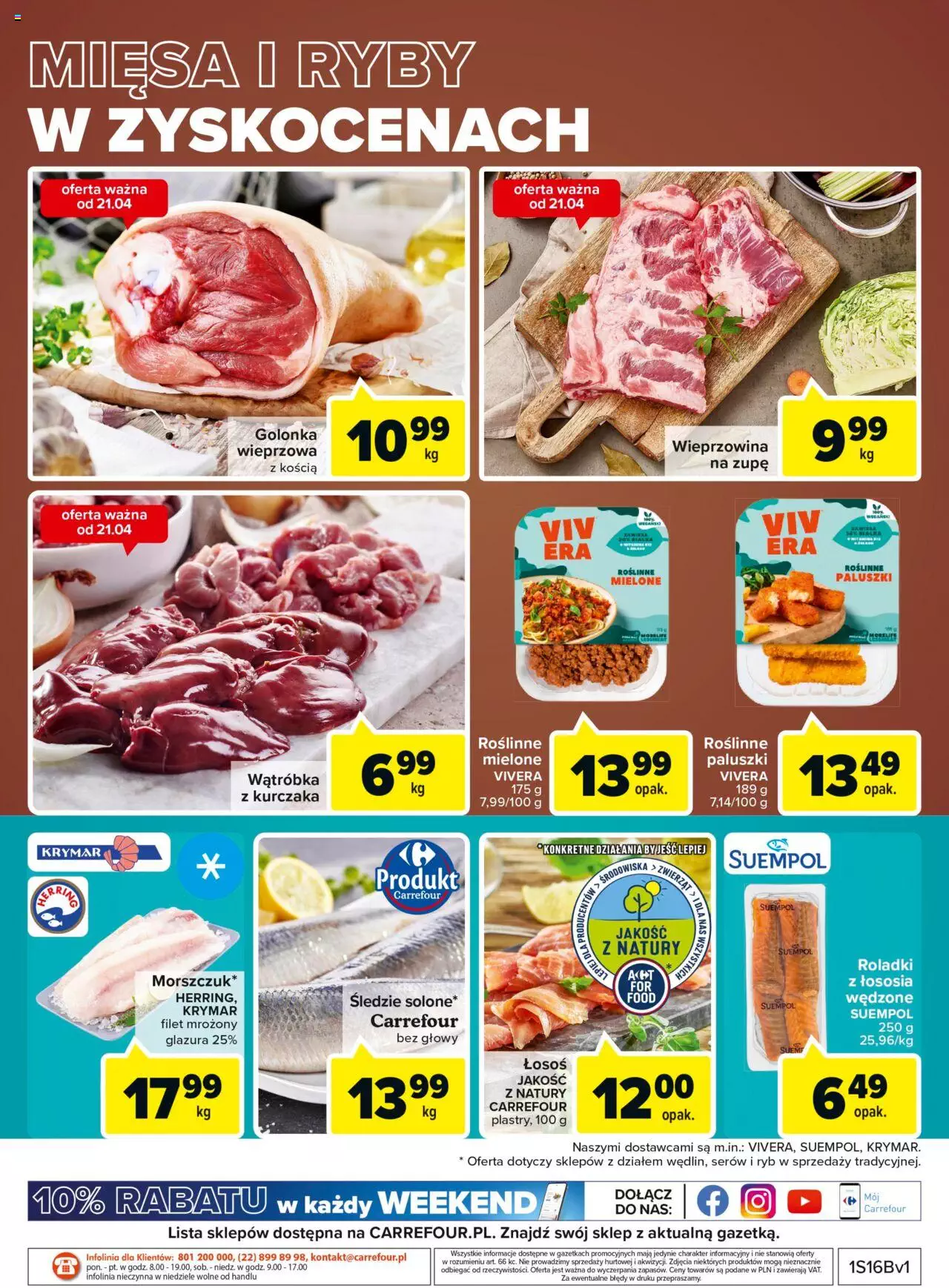 Carrefour Market targ świeżości gazetka ważna  od  19.04.2022 do 25.04.2022 strona 4