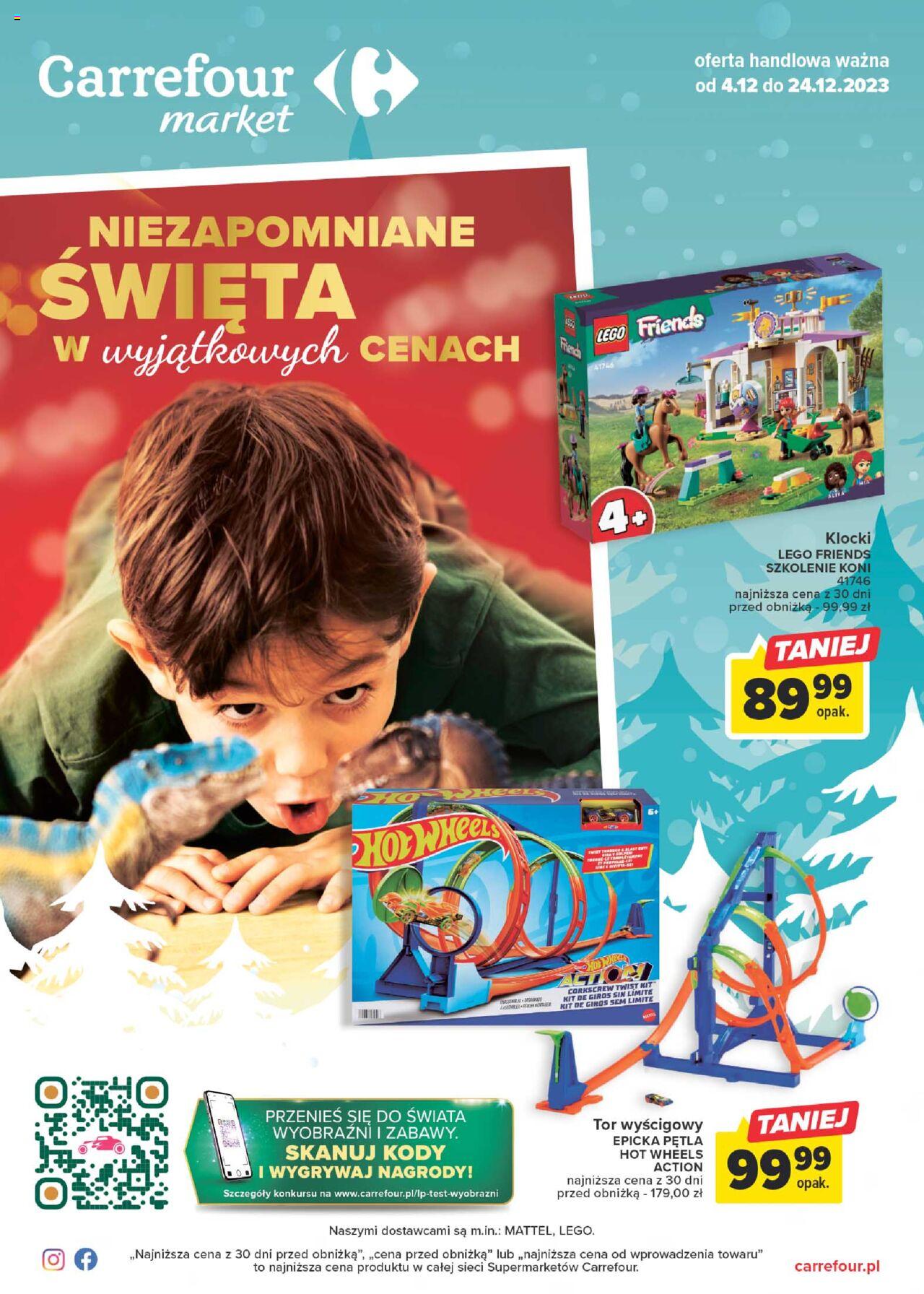 Carrefour Market Zabawki Gazetka ważna od 04.12.2023 do 23.12.2023 strona 1