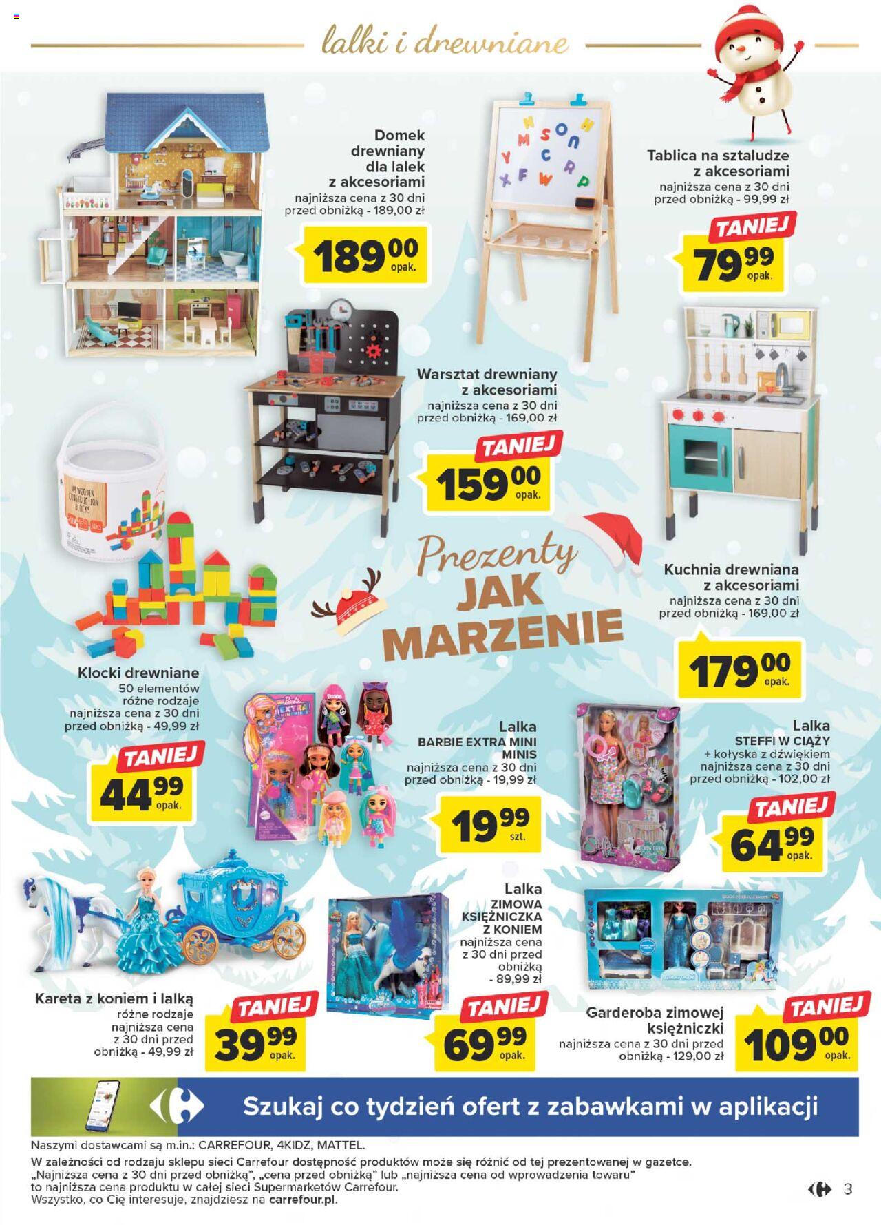 Carrefour Market Zabawki Gazetka ważna od 04.12.2023 do 23.12.2023 strona 3