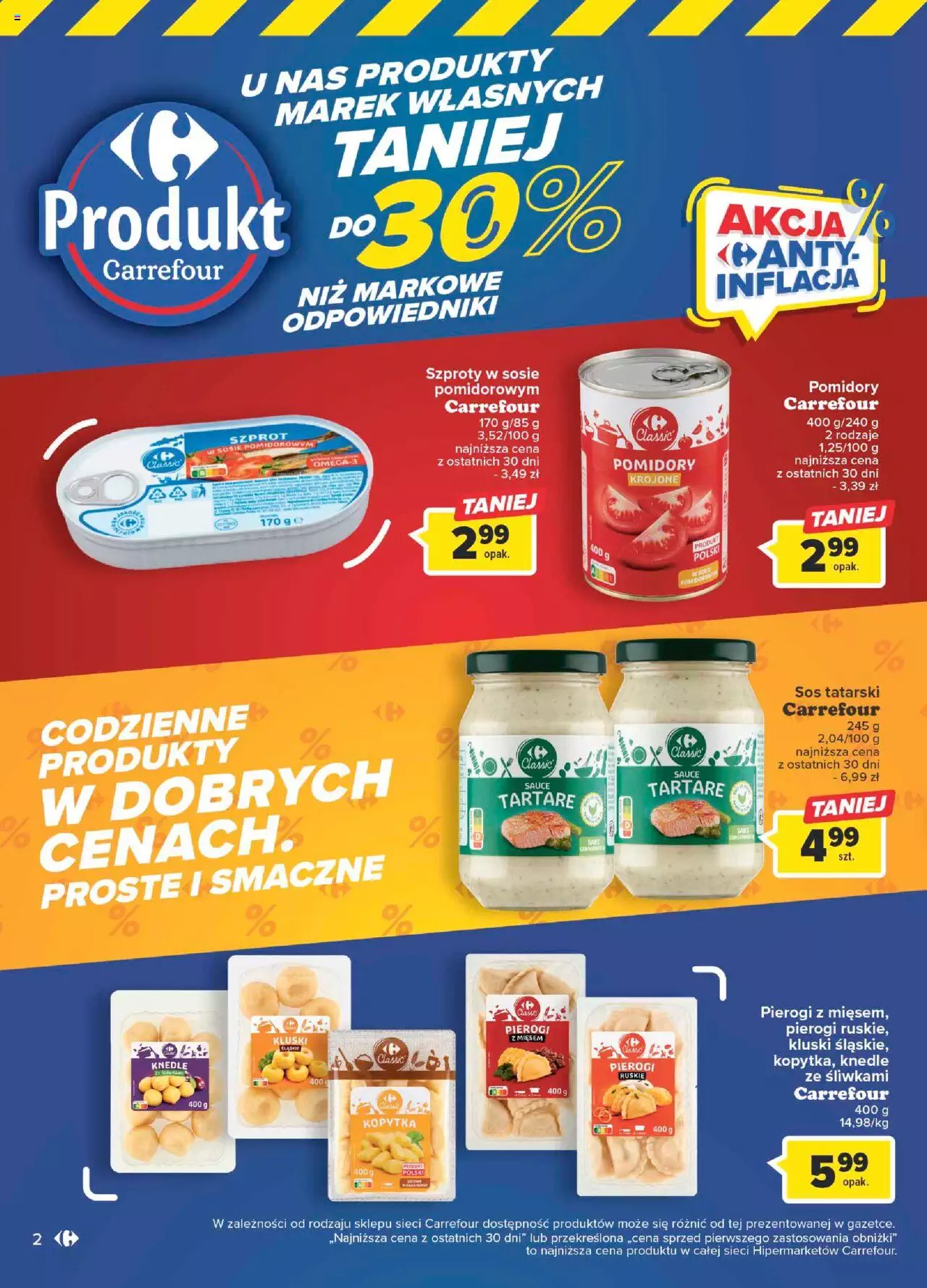 Carrefour Marki własne Gazetka ważna od 10.01.2023 do 29.01.2023 strona 2