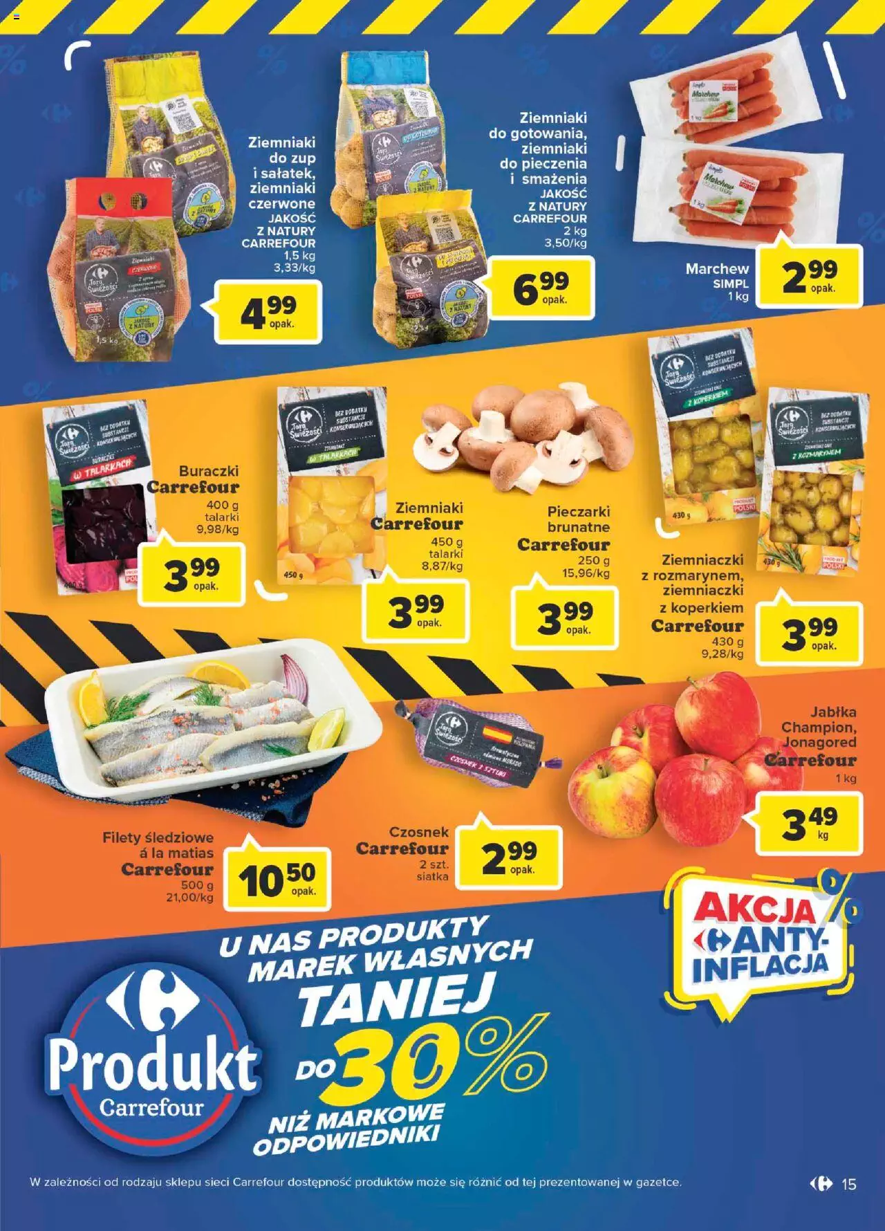 Carrefour Marki własne Gazetka ważna od 10.01.2023 do 29.01.2023 strona 15