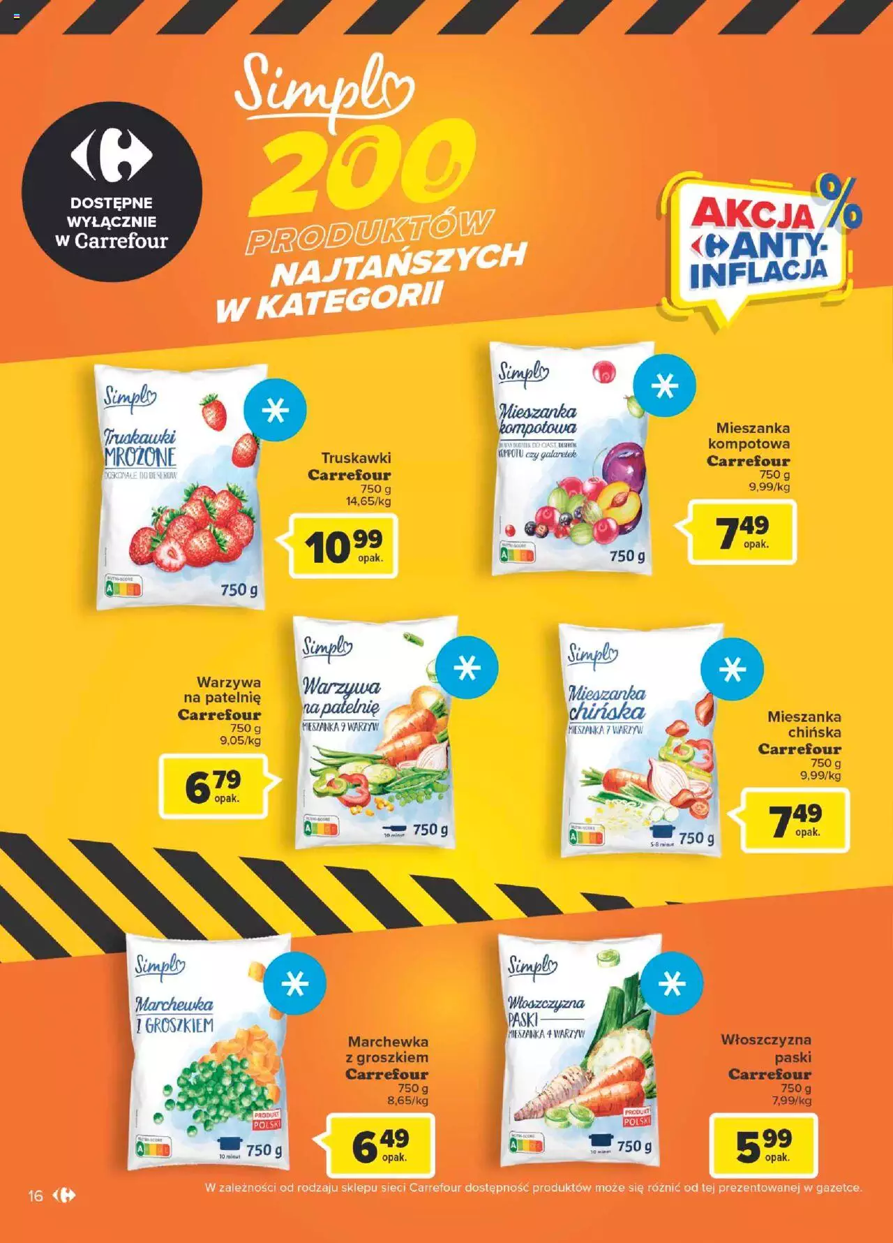 Carrefour Marki własne Gazetka ważna od 10.01.2023 do 29.01.2023 strona 16