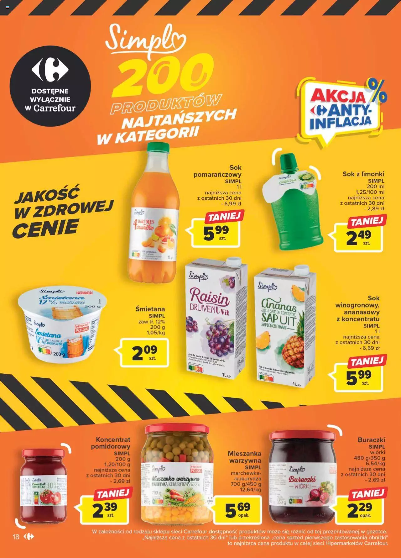 Carrefour Marki własne Gazetka ważna od 10.01.2023 do 29.01.2023 strona 18