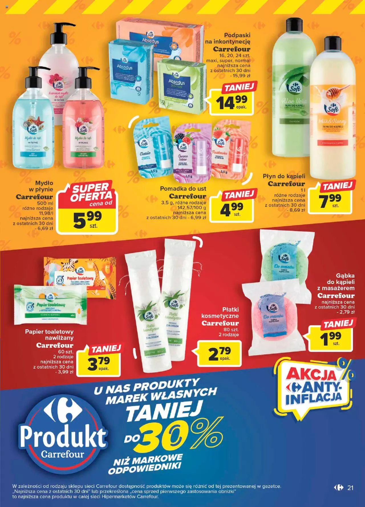 Carrefour Marki własne Gazetka ważna od 10.01.2023 do 29.01.2023 strona 21