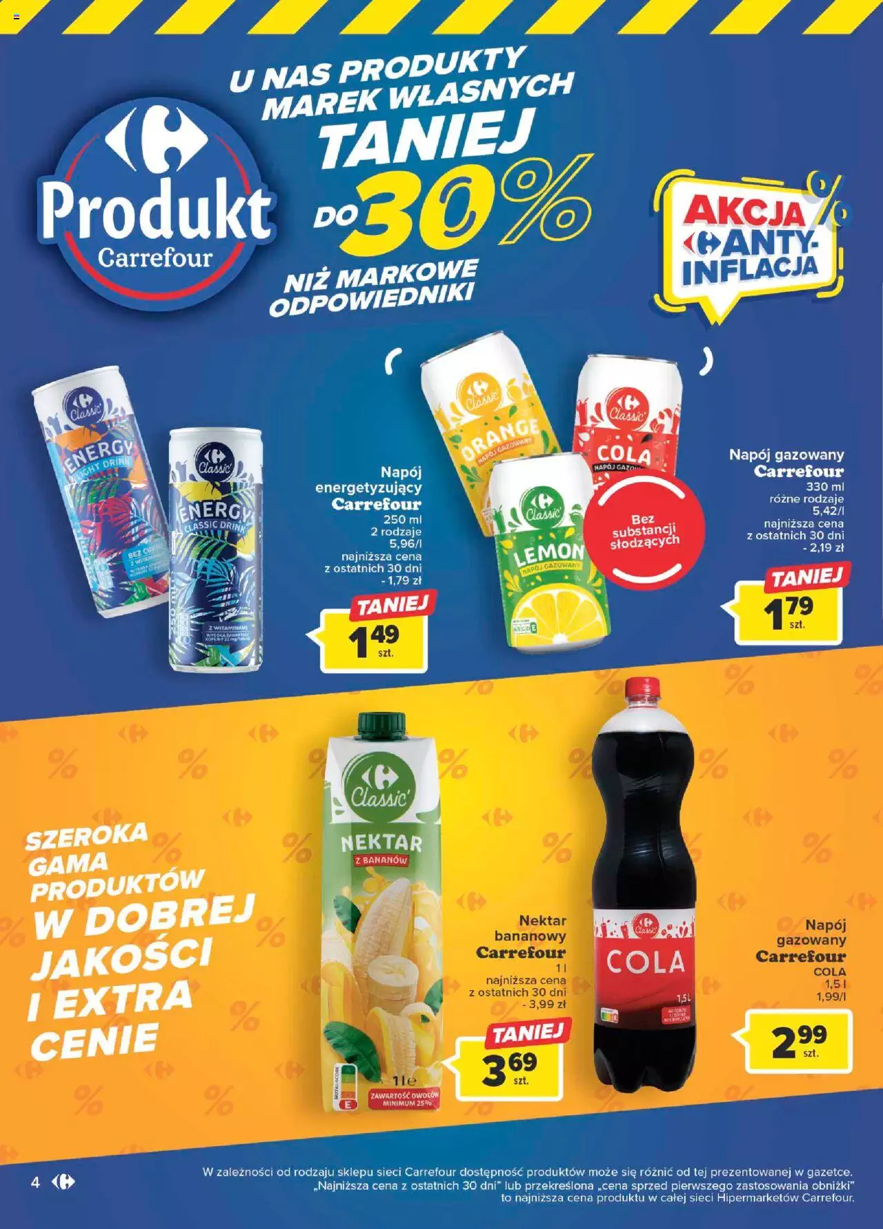 Carrefour Marki własne Gazetka ważna od 10.01.2023 do 29.01.2023 strona 4