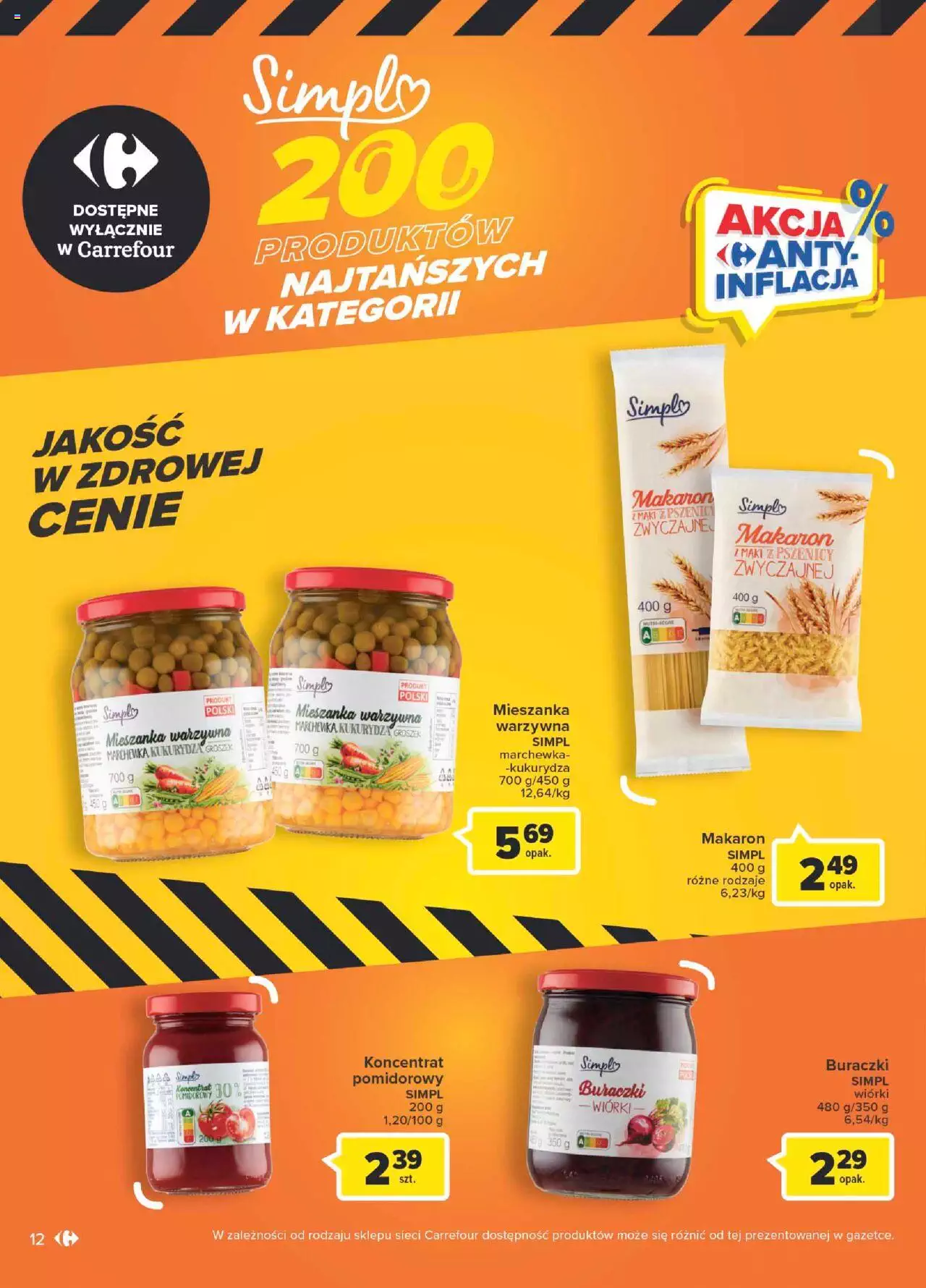 Carrefour Marki własne Market  Gazetka ważna od 10.01.2023 do 29.01.2023 strona 12