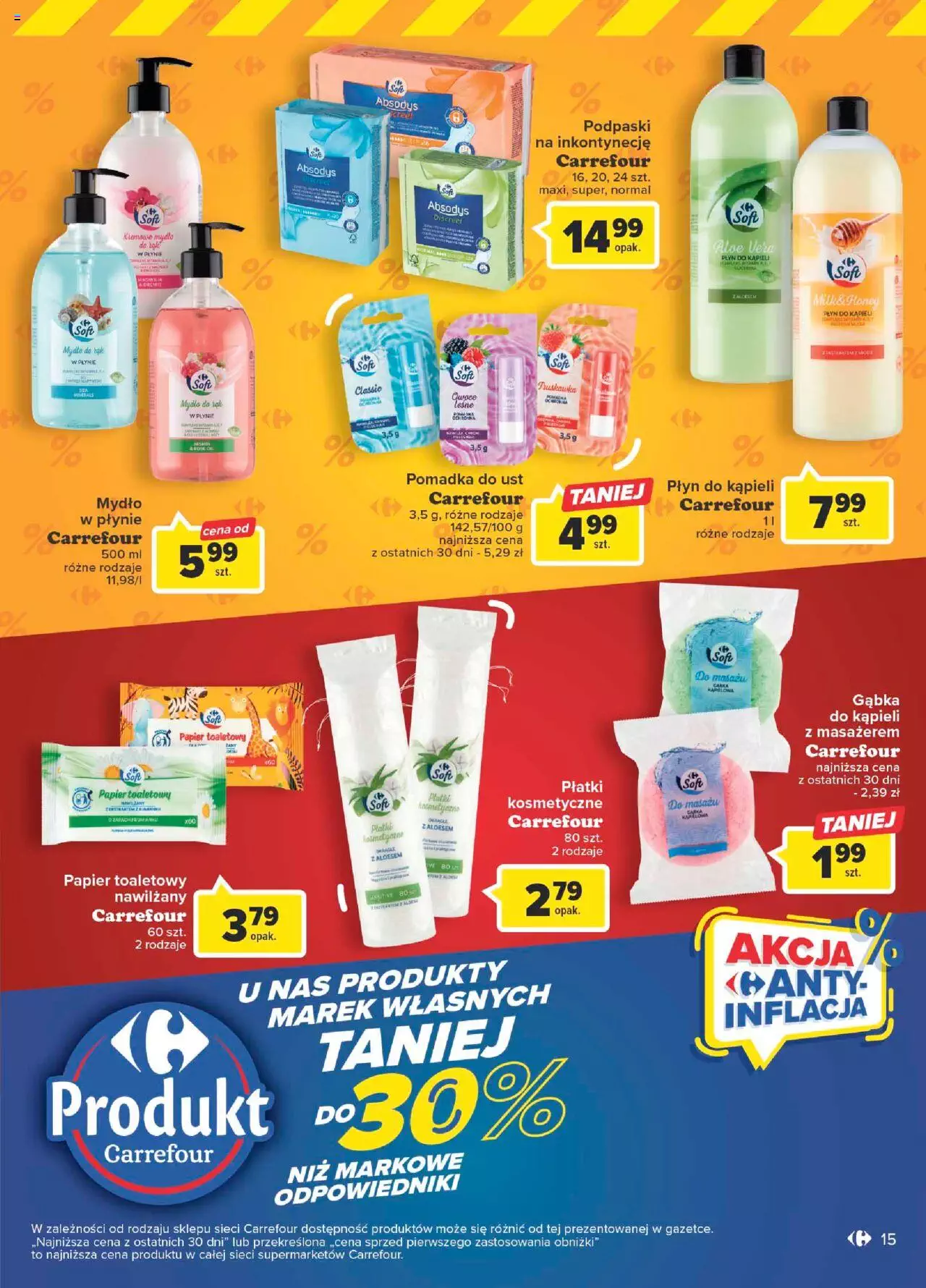 Carrefour Marki własne Market  Gazetka ważna od 10.01.2023 do 29.01.2023 strona 15