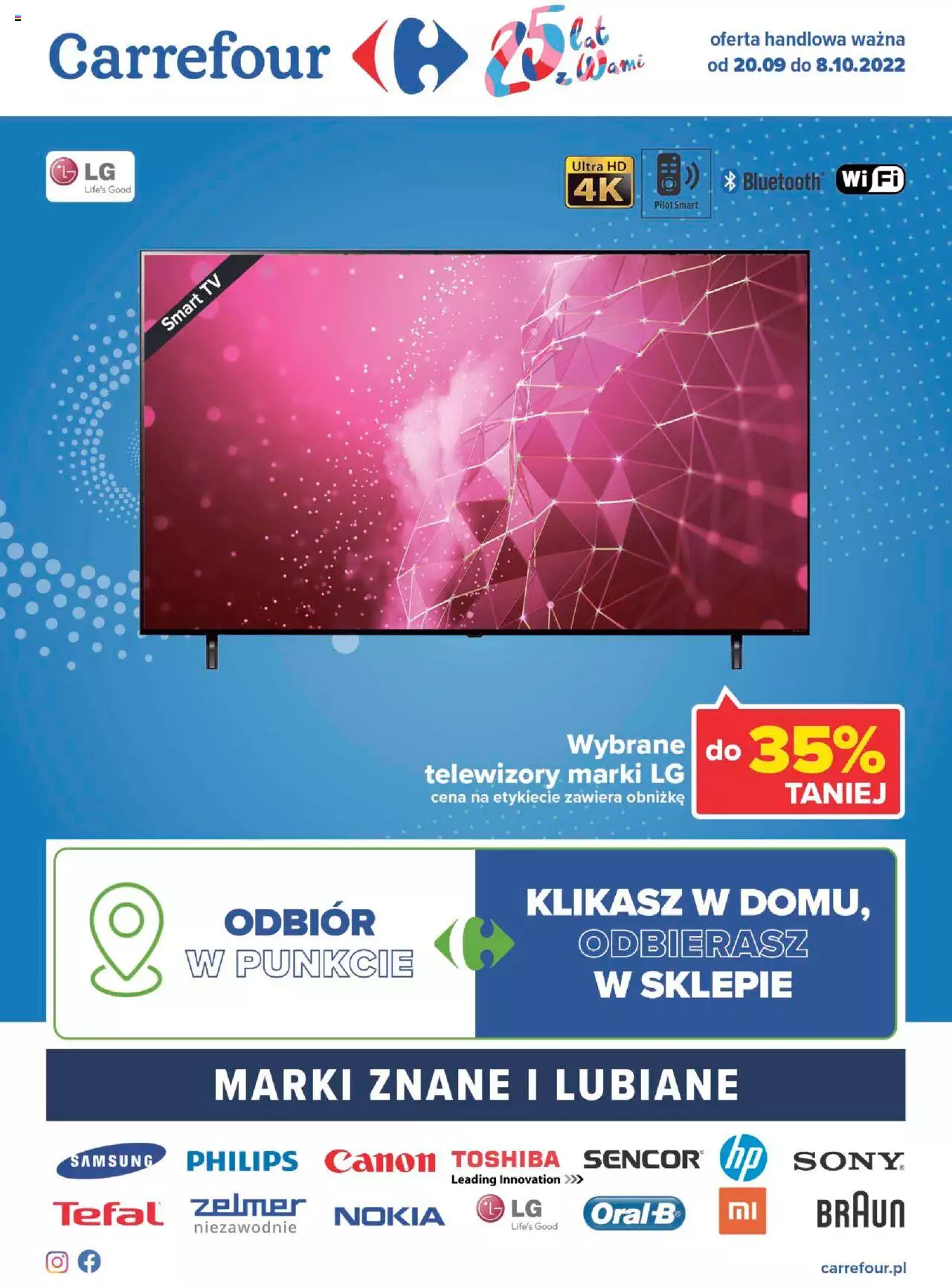 Carrefour Marki znane i lubiane gazetka ważna od 20.09.2022 do 08.10.2022 strona 1