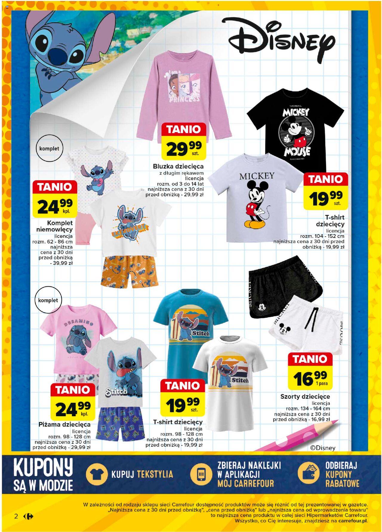 Carrefour Moda jak z bajki Gazetka ważna od 20.08.2024 do 31.08.2024 strona 2