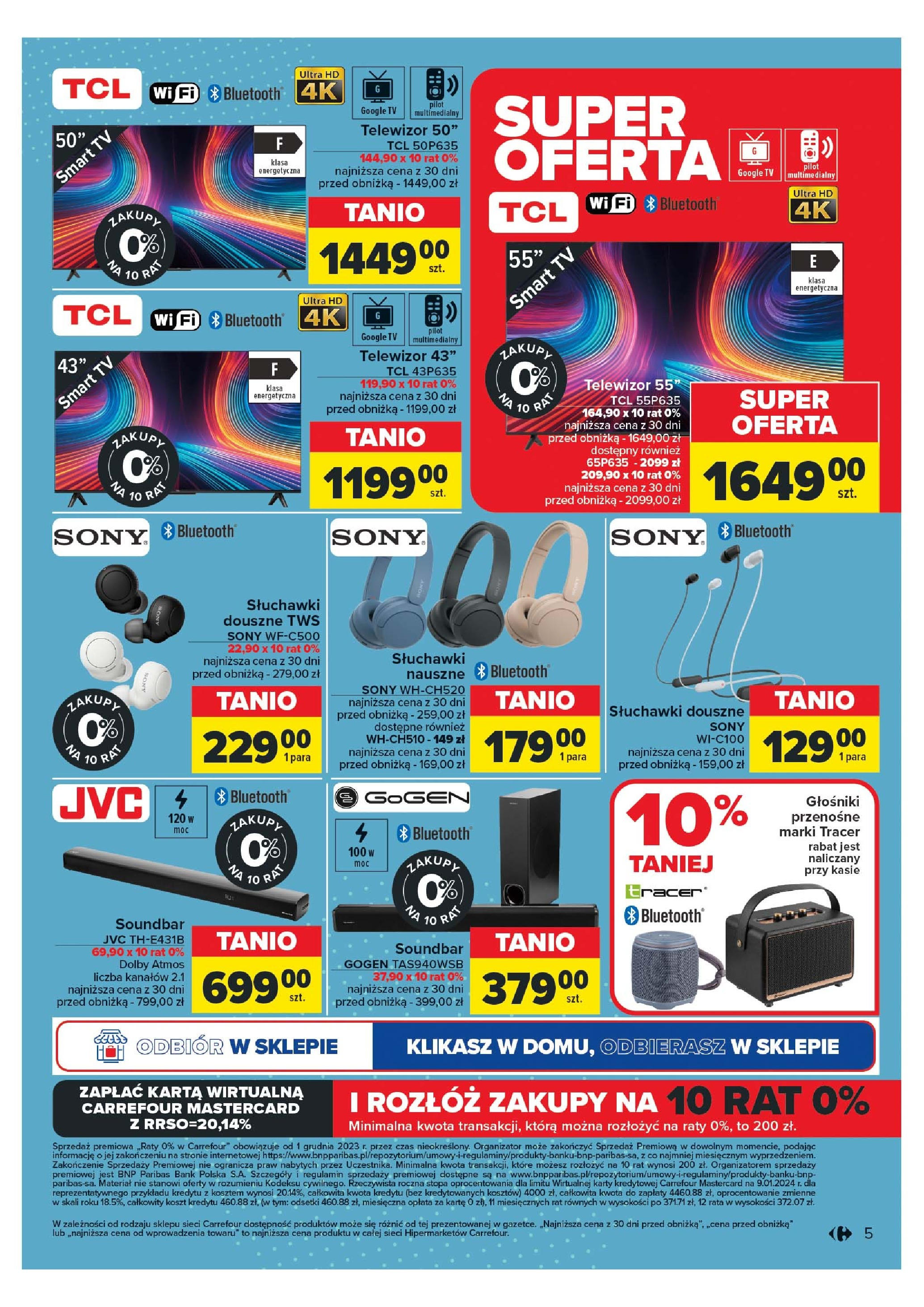 Carrefour Multimedia w domu i pracy Gazetka ważna od 16.04.2024 do 04.05.2024 strona 4