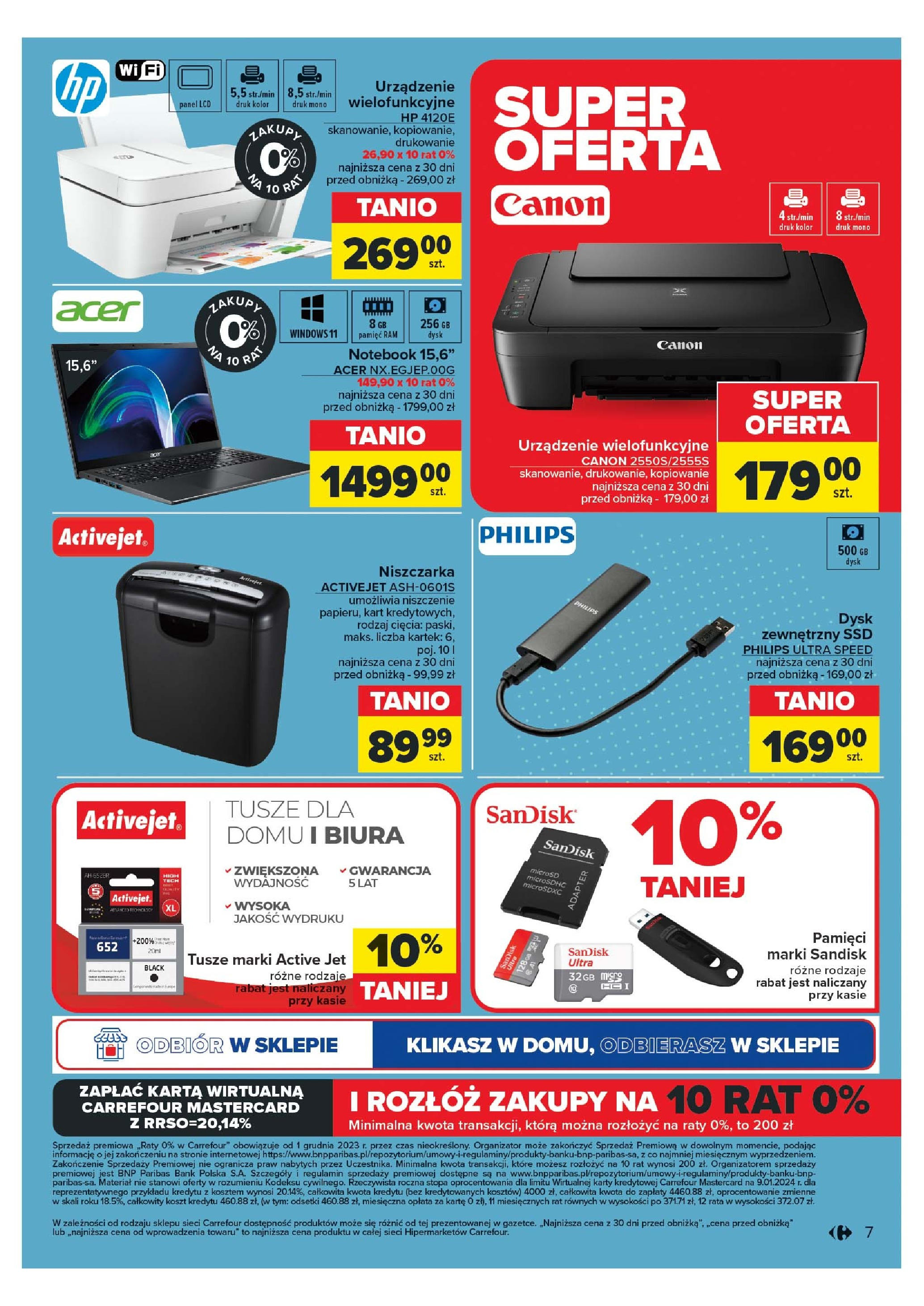 Carrefour Multimedia w domu i pracy Gazetka ważna od 16.04.2024 do 04.05.2024 strona 6