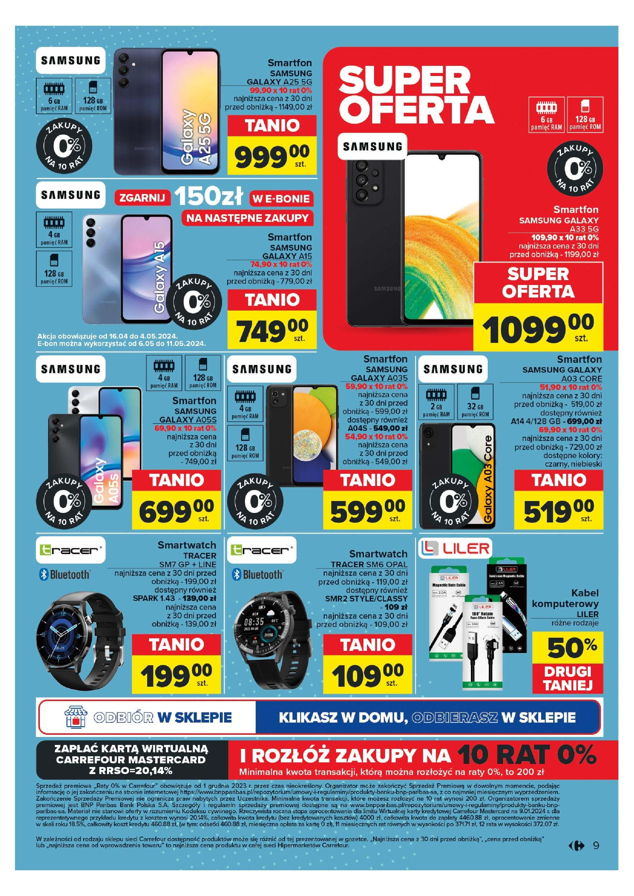 Carrefour Multimedia w domu i pracy Gazetka ważna od 16.04.2024 do 04.05.2024 strona 8