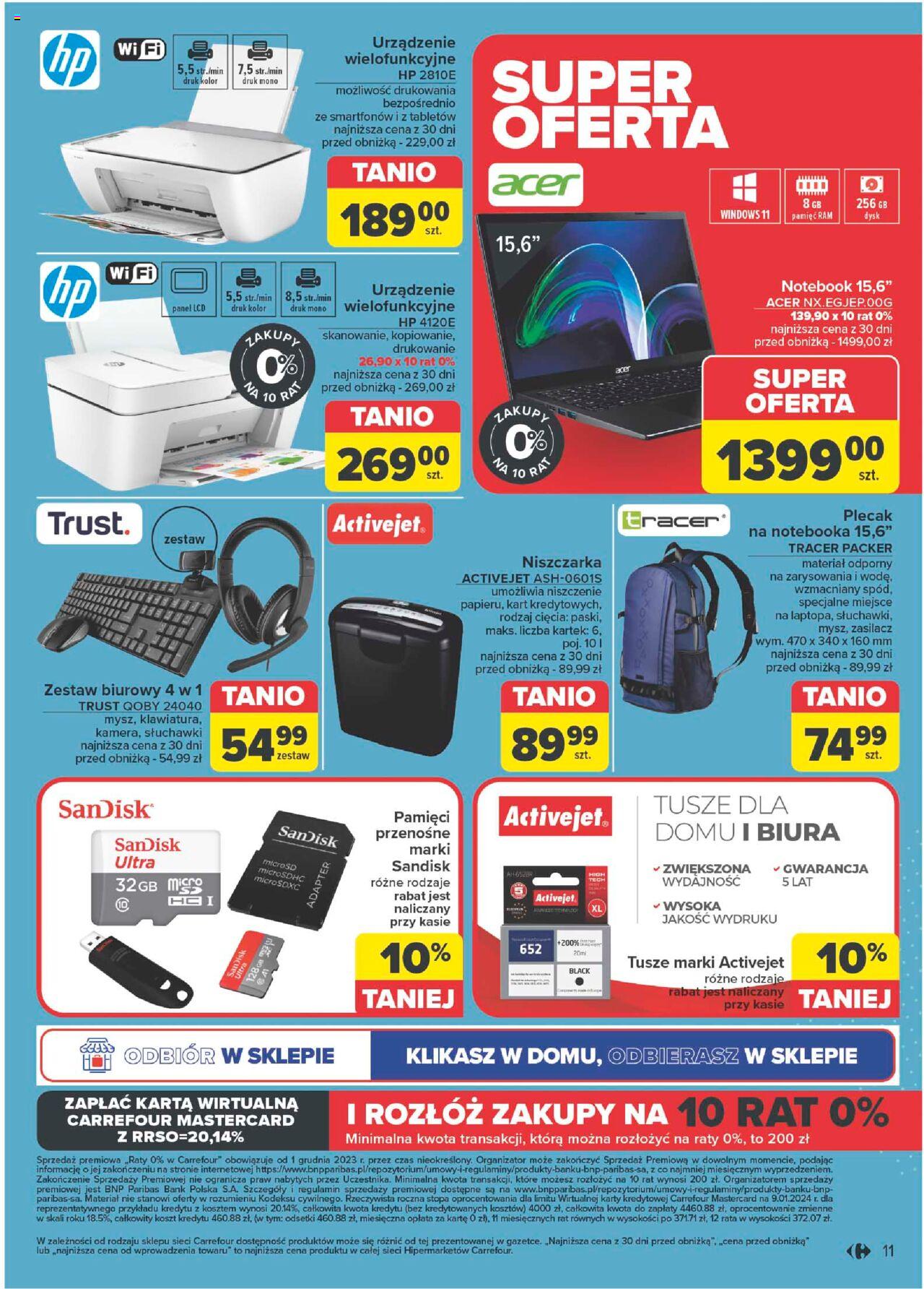 Carrefour Multimedia w domu i pracy Gazetka ważna od 28.05.2024 do 08.06.2024 strona 10
