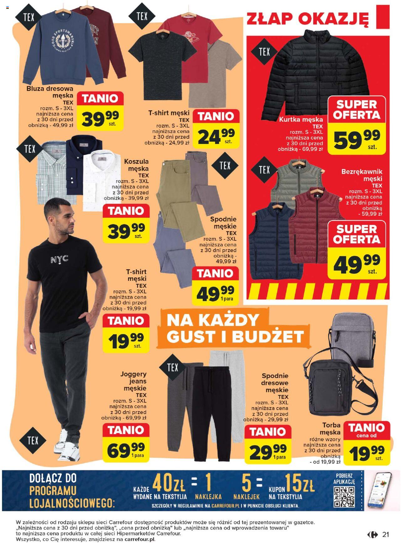 Carrefour Na nowo w szkołę Gazetka ważna od 20.08.2024 do  14.09.2024 strona 21
