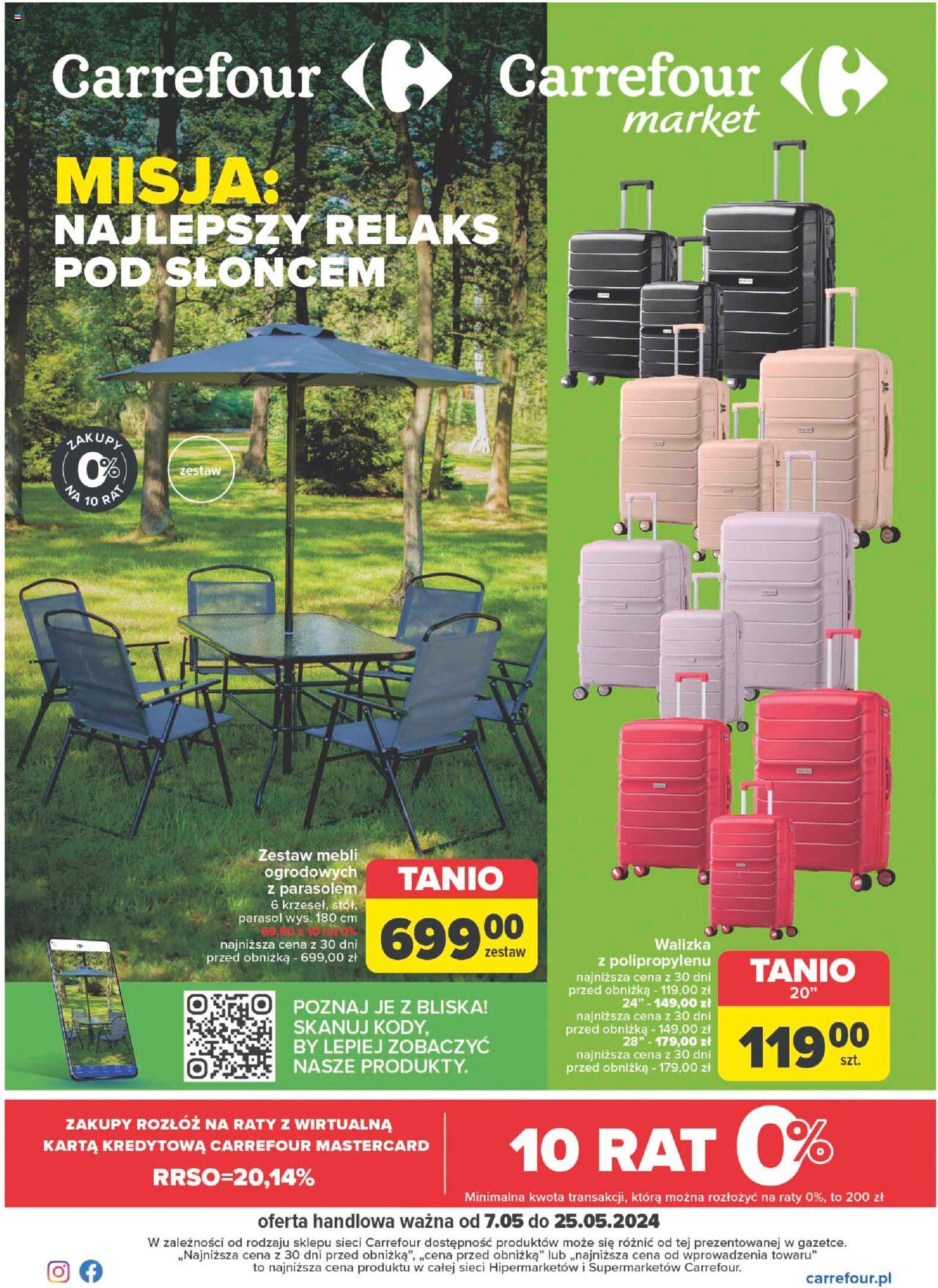 Carrefour Najlepszy relaks Gazetka ważna od 07.05.2024 do 25.05.2024 strona 1