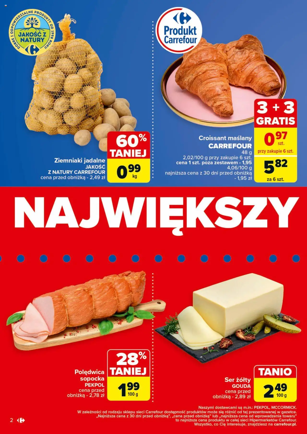 Carrefour Największy wybór, superceny Gazetka ważna od 16.12.2024 do 24.12.2024 strona 2