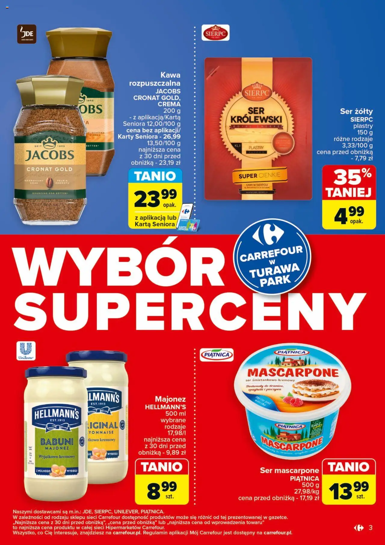 Carrefour Największy wybór, superceny Gazetka ważna od 16.12.2024 do 24.12.2024 strona 3