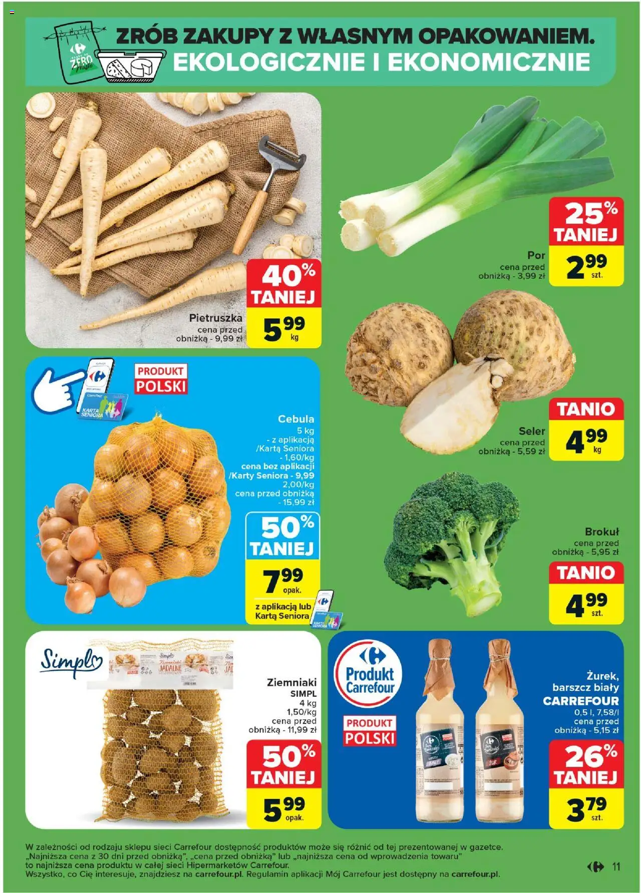 Carrefour Nasze urodziny Twoje okazje Gazetka ważna od 18.11.2024 do 23.11.2024 strona 11