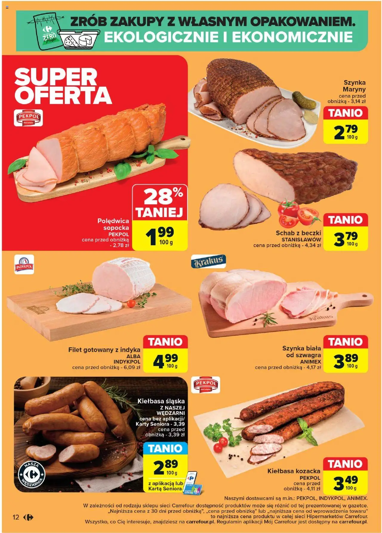 Carrefour Nasze urodziny Twoje okazje Gazetka ważna od 18.11.2024 do 23.11.2024 strona 12