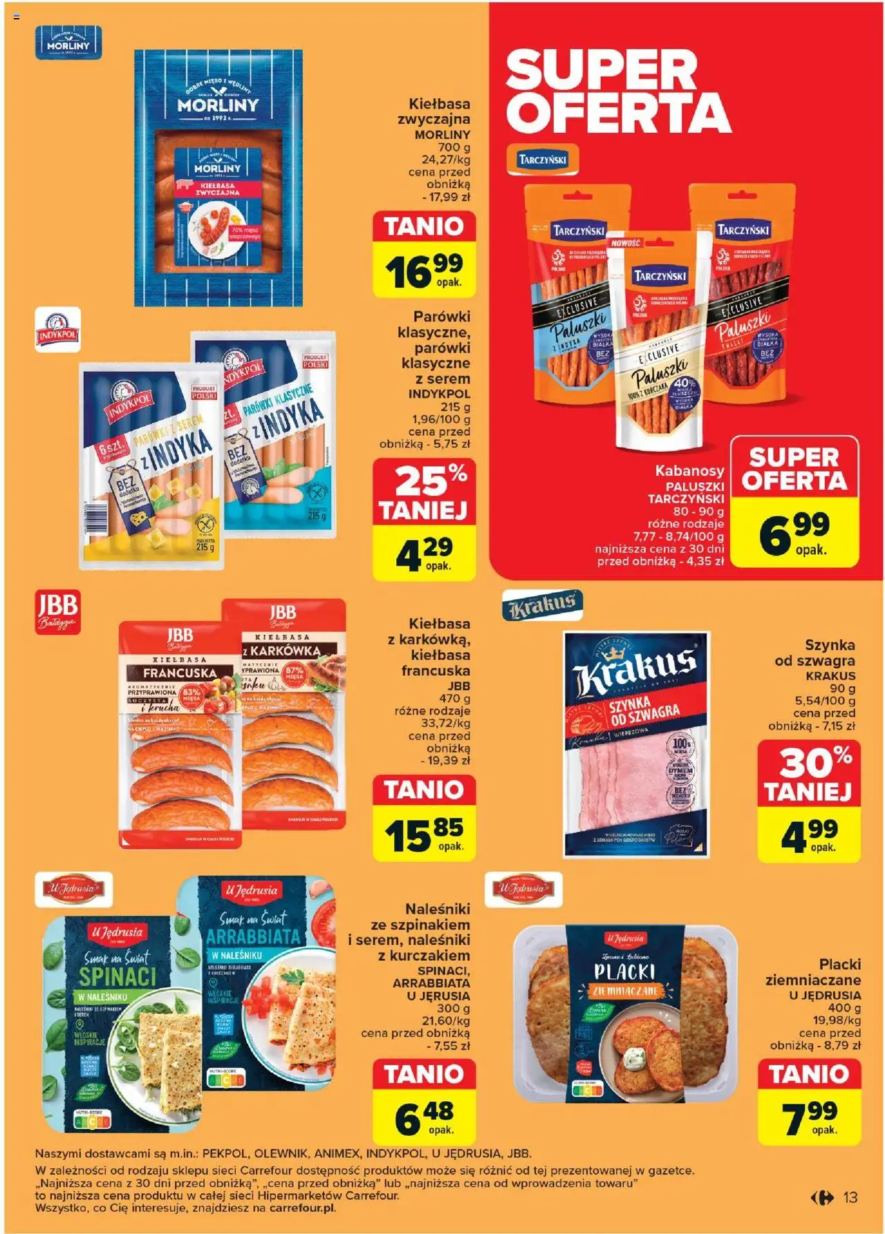 Carrefour Nasze urodziny Twoje okazje Gazetka ważna od 18.11.2024 do 23.11.2024 strona 13