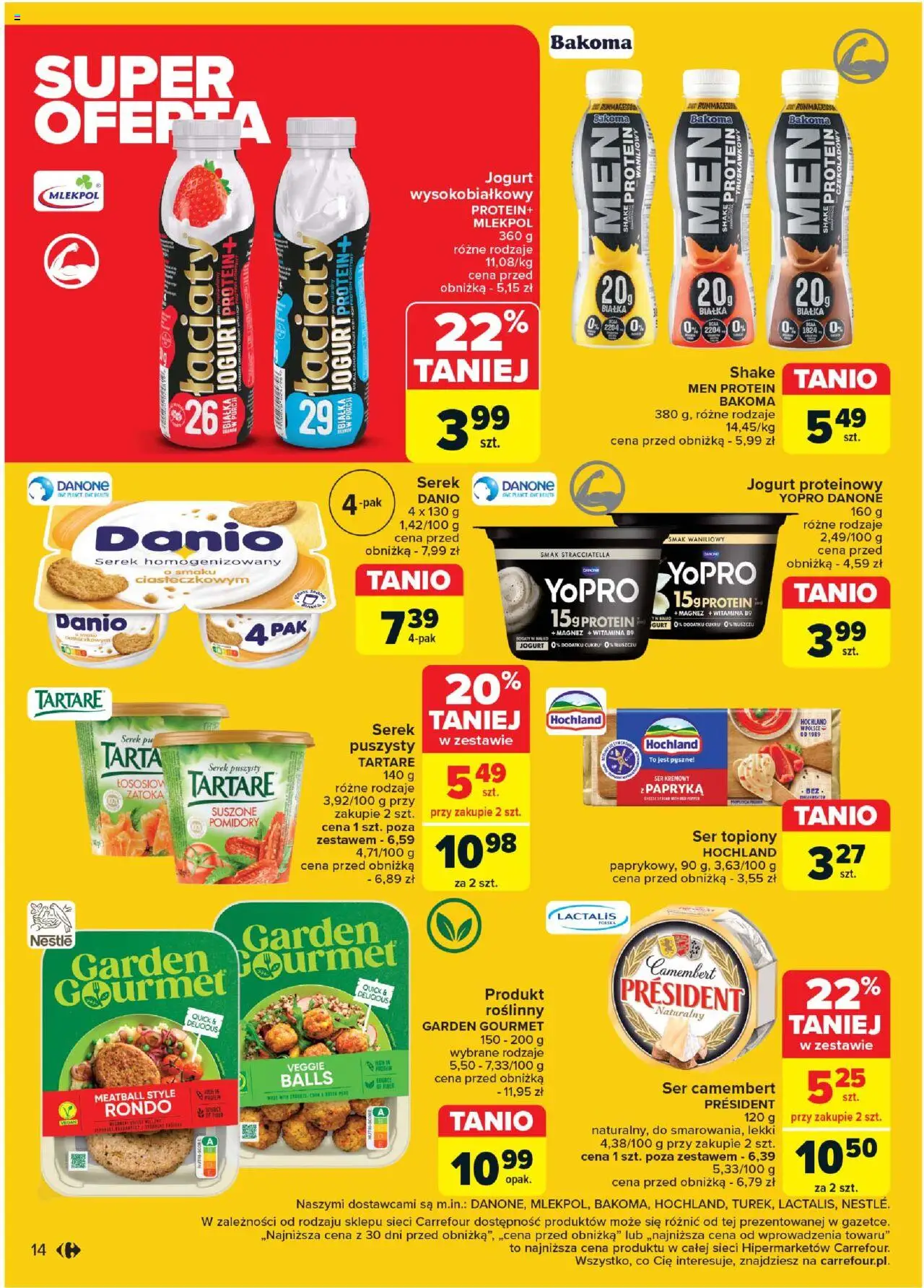 Carrefour Nasze urodziny Twoje okazje Gazetka ważna od 18.11.2024 do 23.11.2024 strona 14