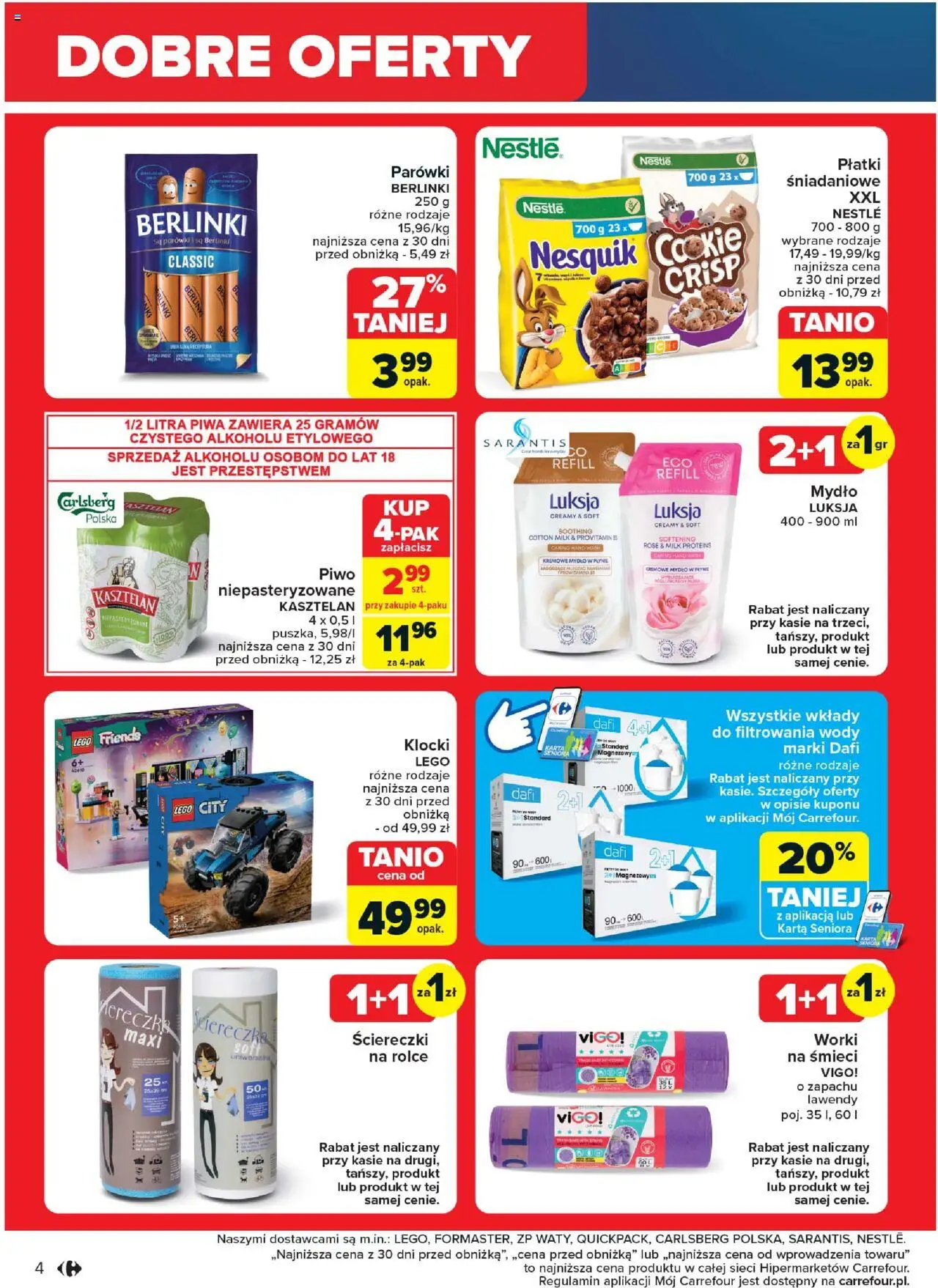 Carrefour Nasze urodziny Twoje okazje Gazetka ważna od 18.11.2024 do 23.11.2024 strona 4