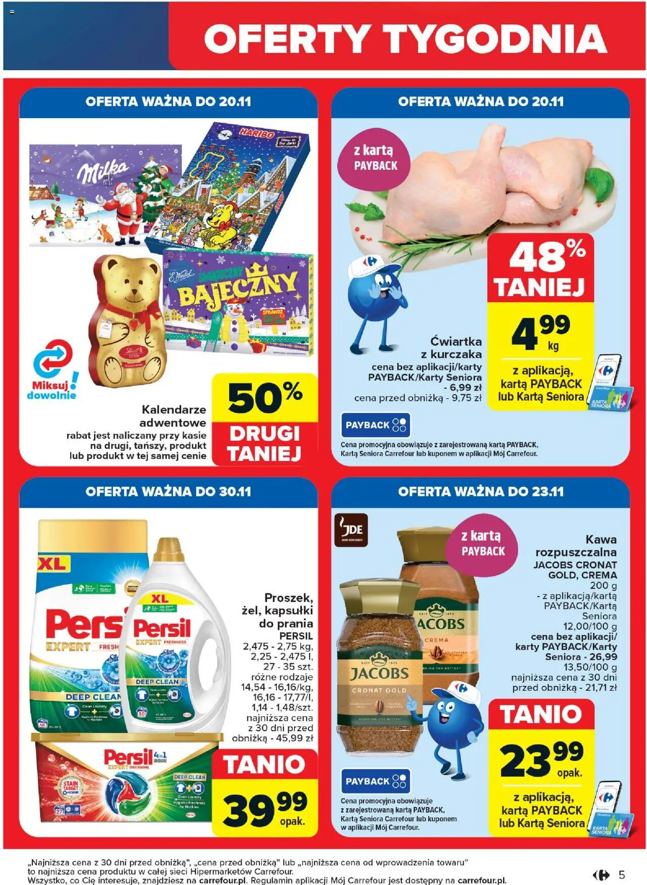Carrefour Nasze urodziny Twoje okazje Gazetka ważna od 18.11.2024 do 23.11.2024 strona 5