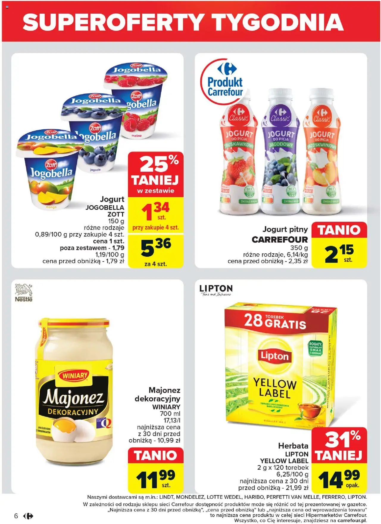 Carrefour Nasze urodziny Twoje okazje Gazetka ważna od 18.11.2024 do 23.11.2024 strona 6