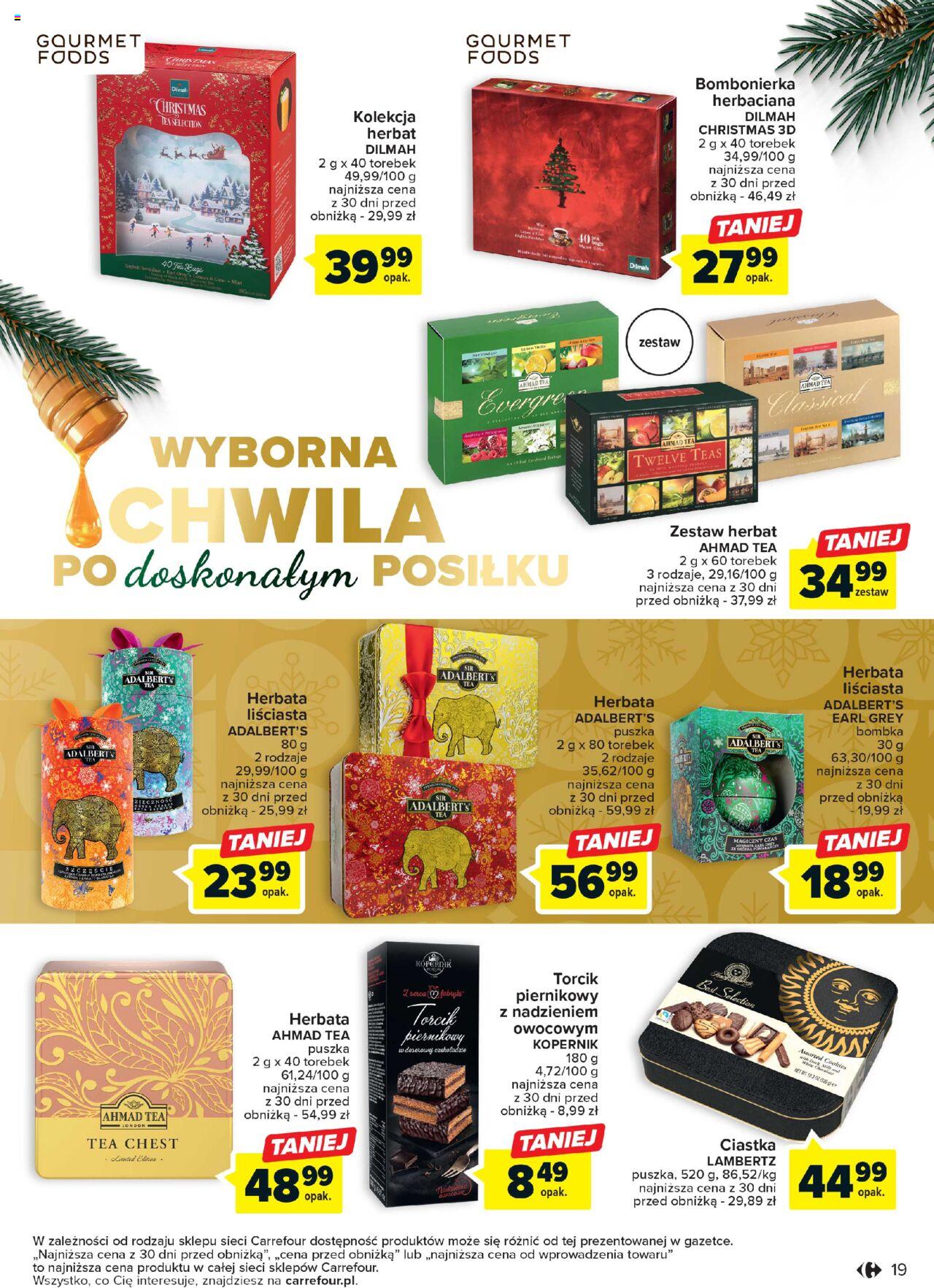 Carrefour Niezapomniane święta gazetka ważna od 05.12.2023 do 23.12.2023 strona 19