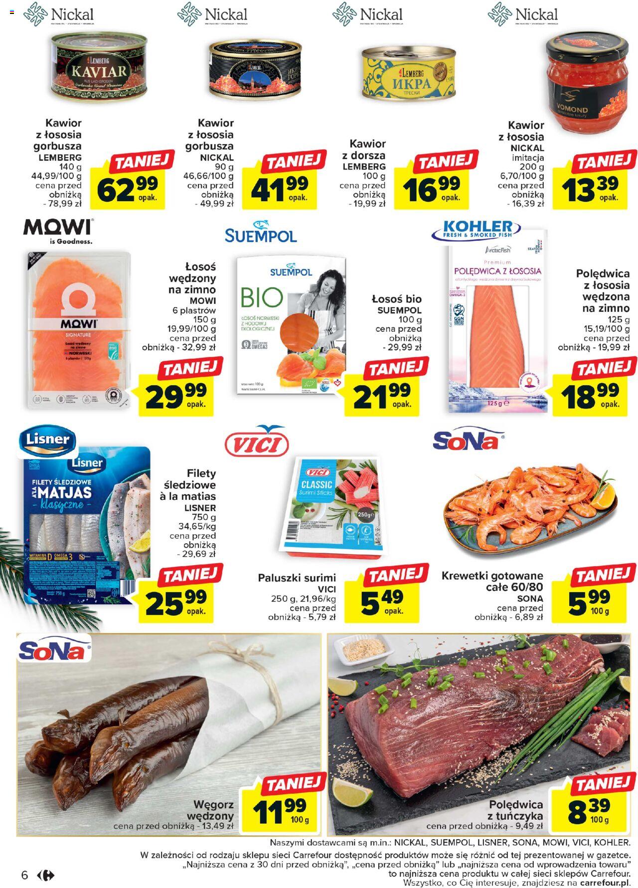 Carrefour Niezapomniane święta gazetka ważna od 05.12.2023 do 23.12.2023 strona 6