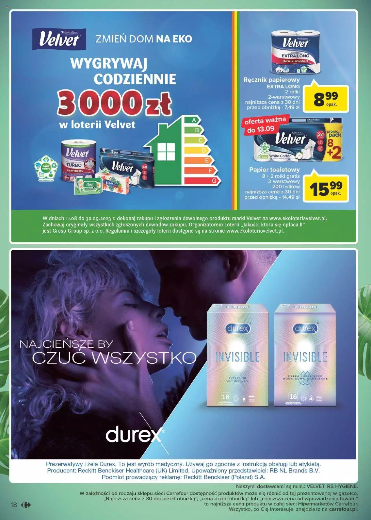 Carrefour Odkryj swoje piękno Gazetka ważna od 12.09.2023 do 23.09.2023 strona 18
