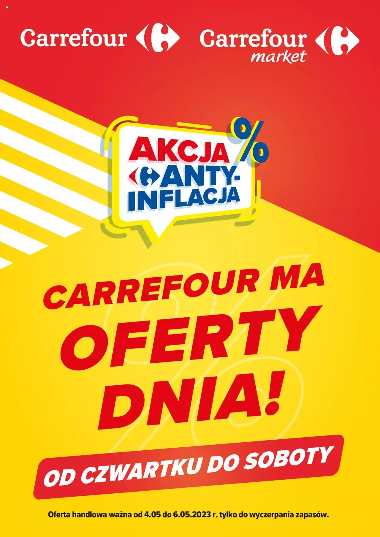 Carrefour Oferty dnia  Gazetka  ważna od 04.05.2023 do 06.05.2023 strona 1